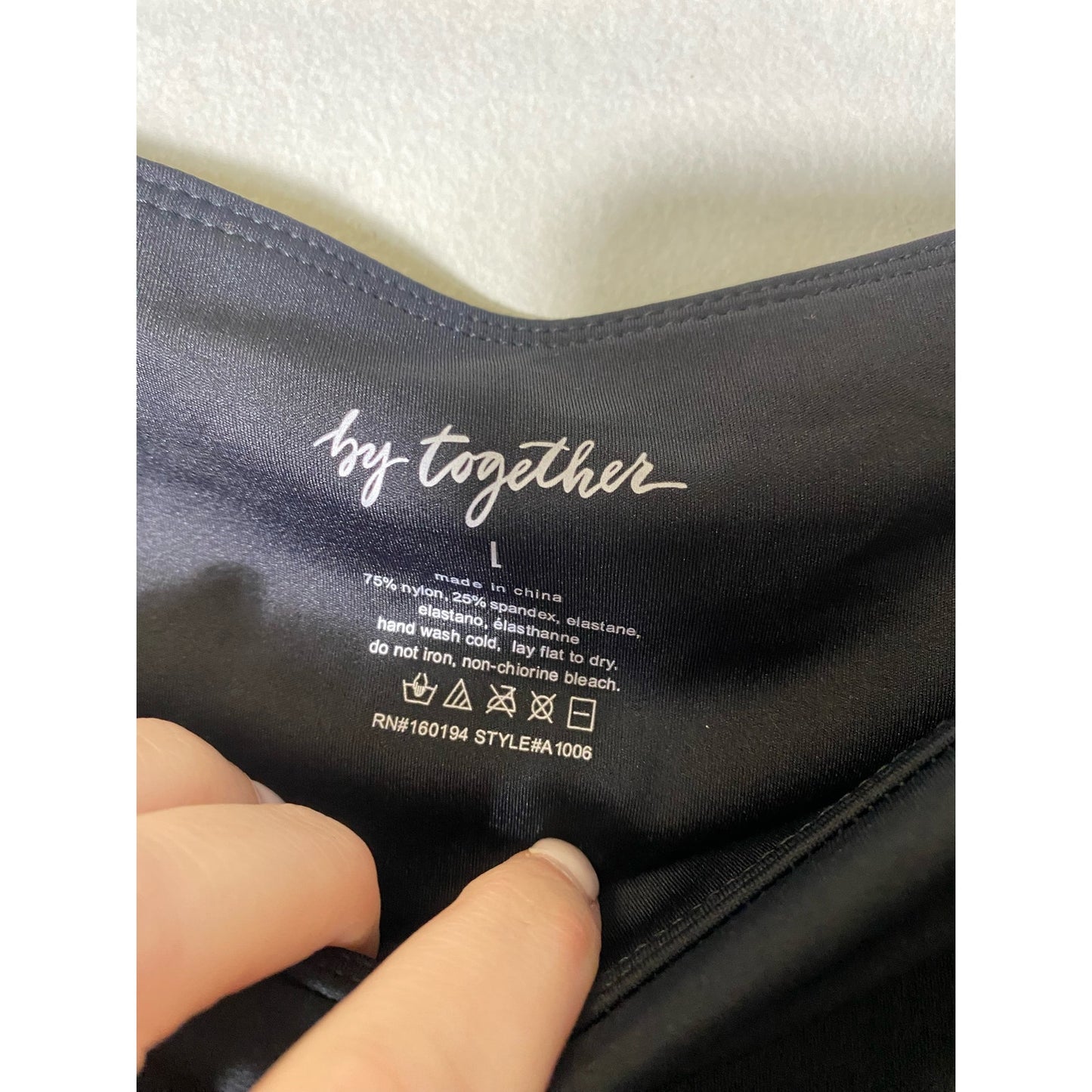 NWOT By Together Black Exercise Leggings 2 pockets Sz S