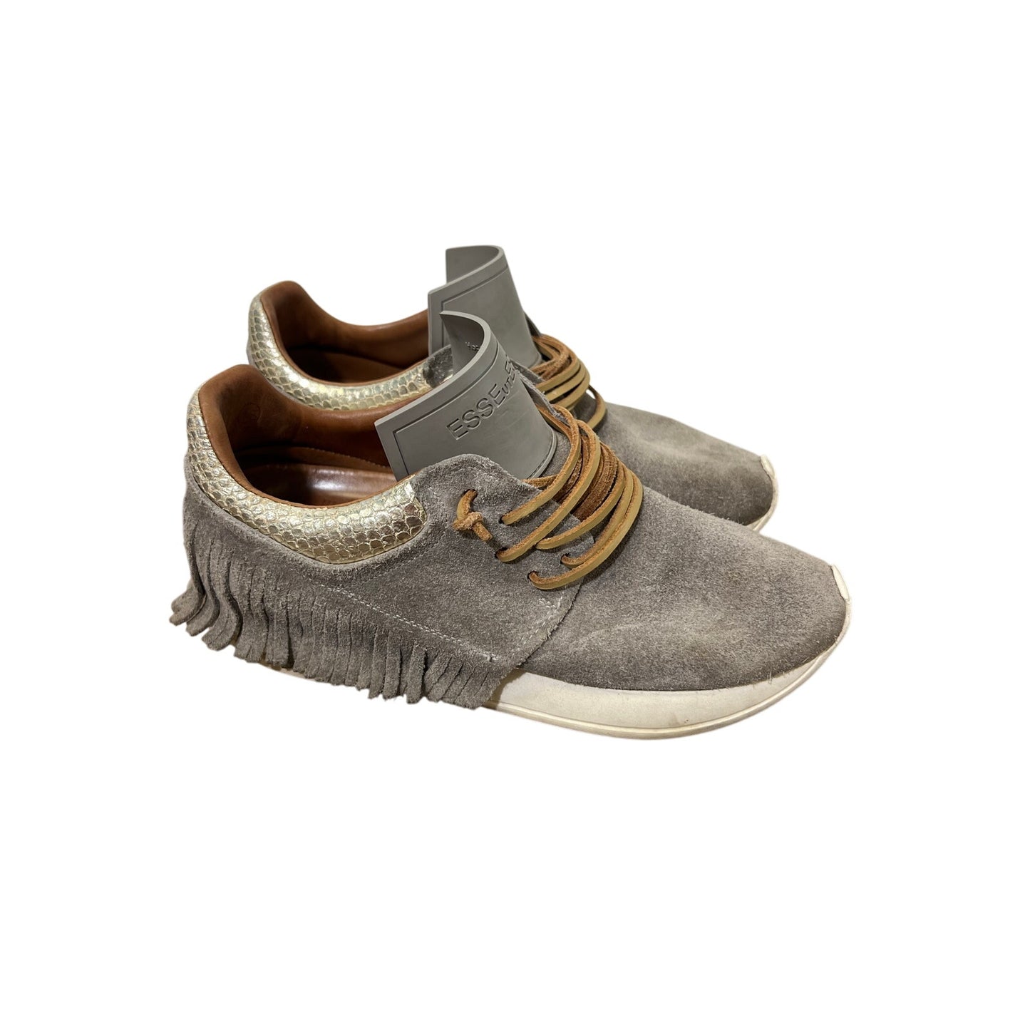 Esse ut Esse Fringed Gray Sneakers Sz 8