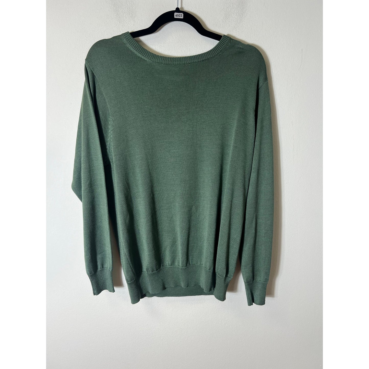 Belford Green Long Sleeve Knit Shirt Sz M