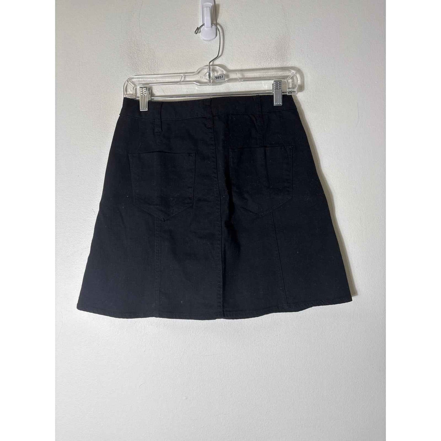 Fire Los Angelas Black Denim Mini Skirt
