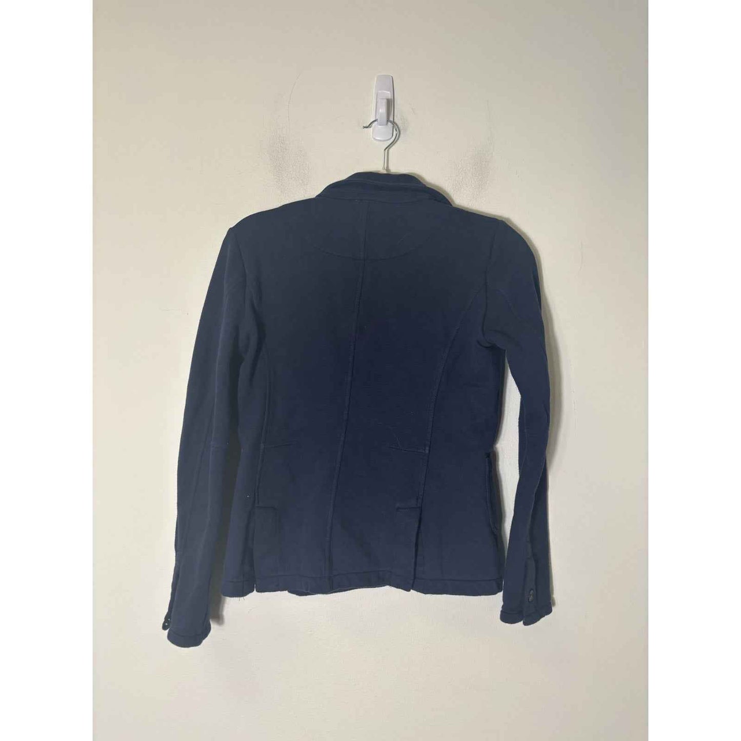 Ecru Navy Sweatshirt Jacket Sz XS