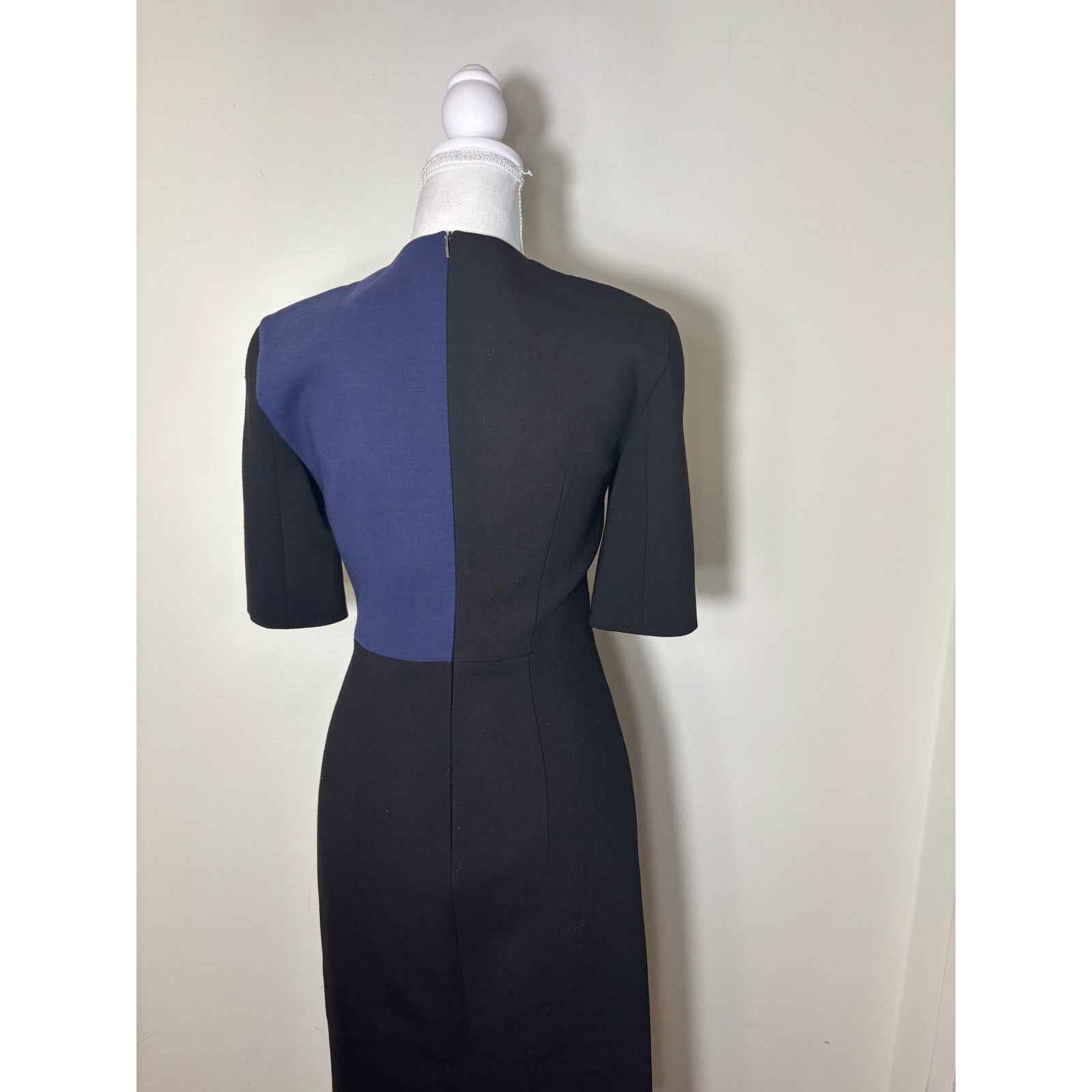 Boss Black and Blue Colorway Dress Sz 2