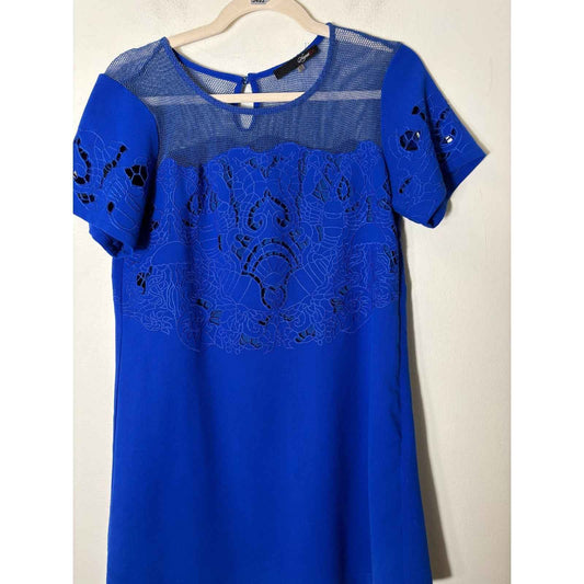 Sugar Lips Cobalt Blue Shift Dress Sz XS