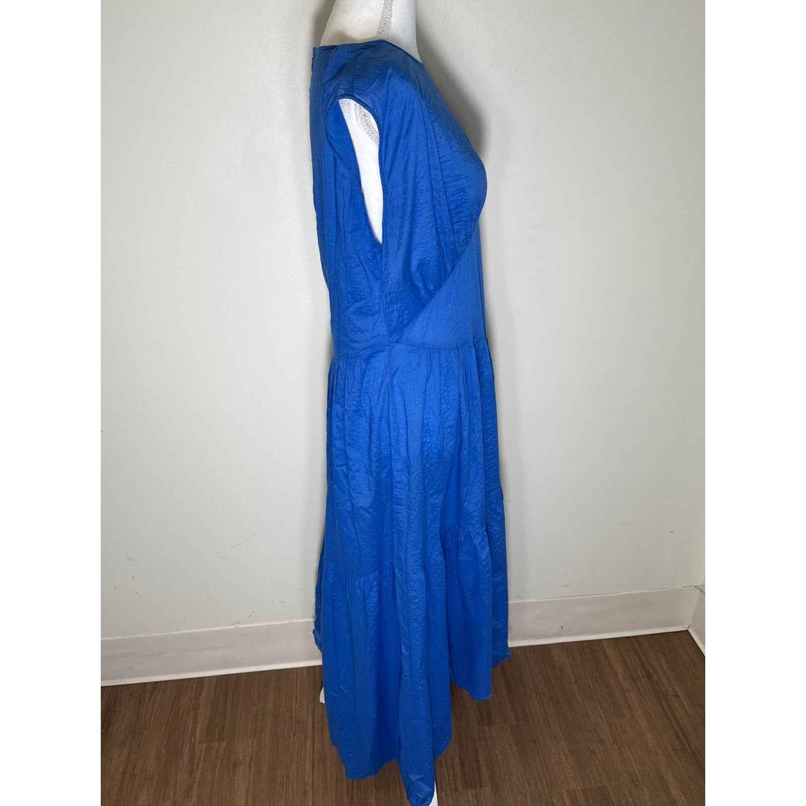Frame Cobalt Blue Sleeveless Maxi Dress Sz M