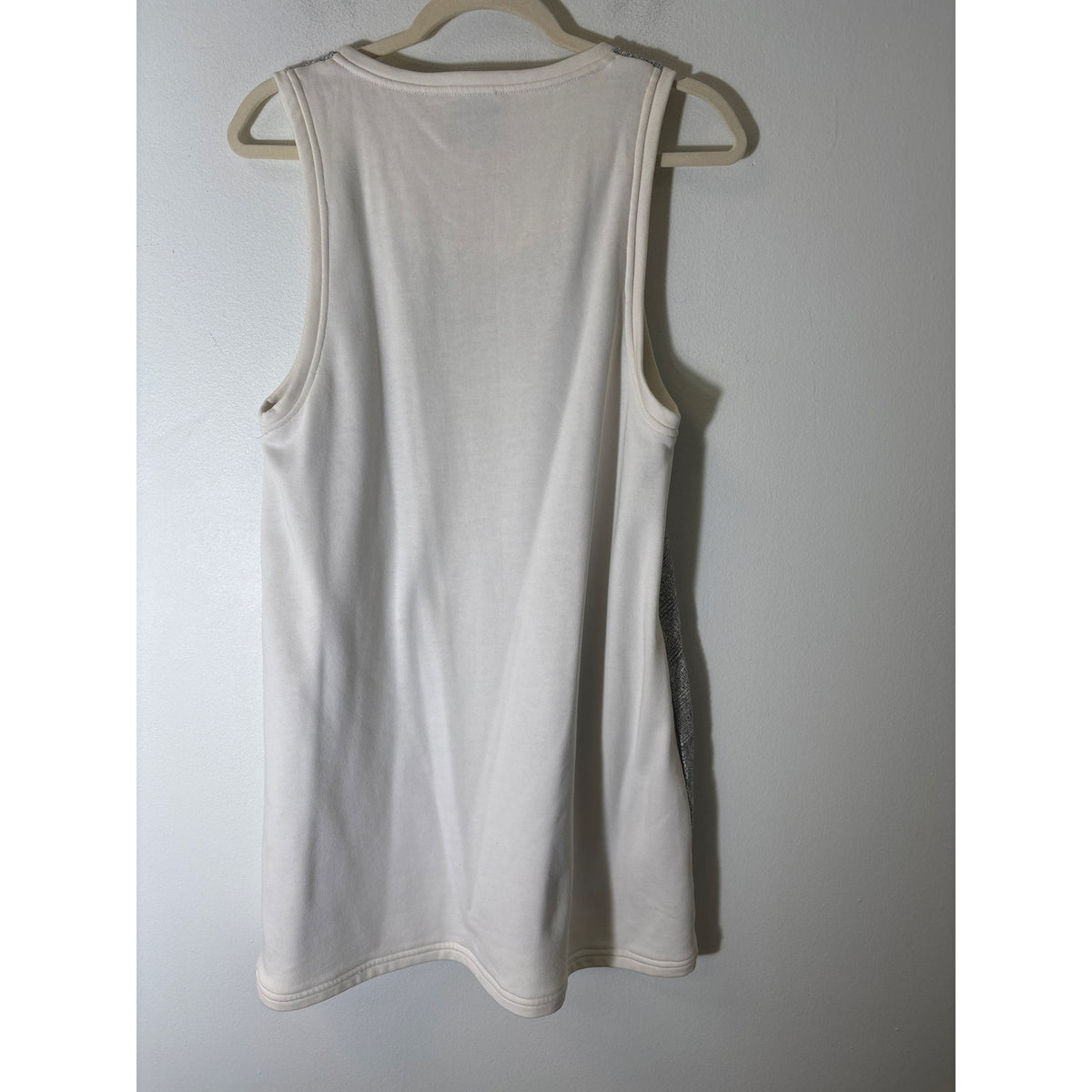 Addison Gray Tweed Sleeveess Knee Length Dress Sz M