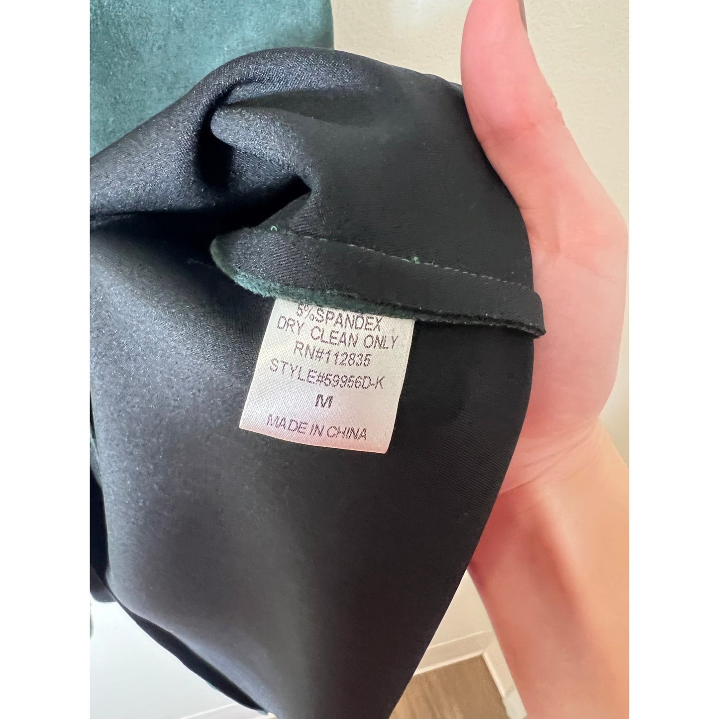 Fabrik Green Suede Dress Sz M