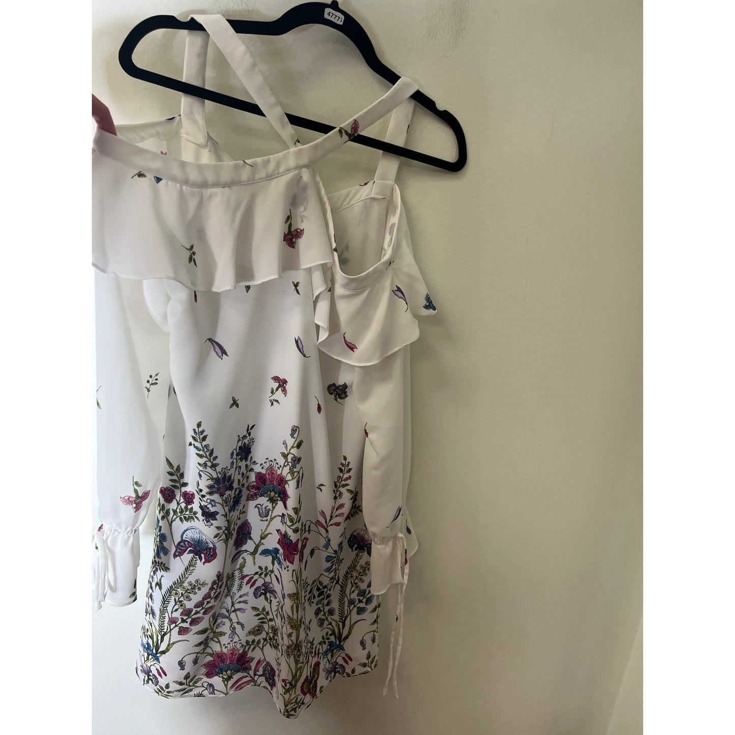 W by Worth Long Sleeve Floral Dress Sz 4