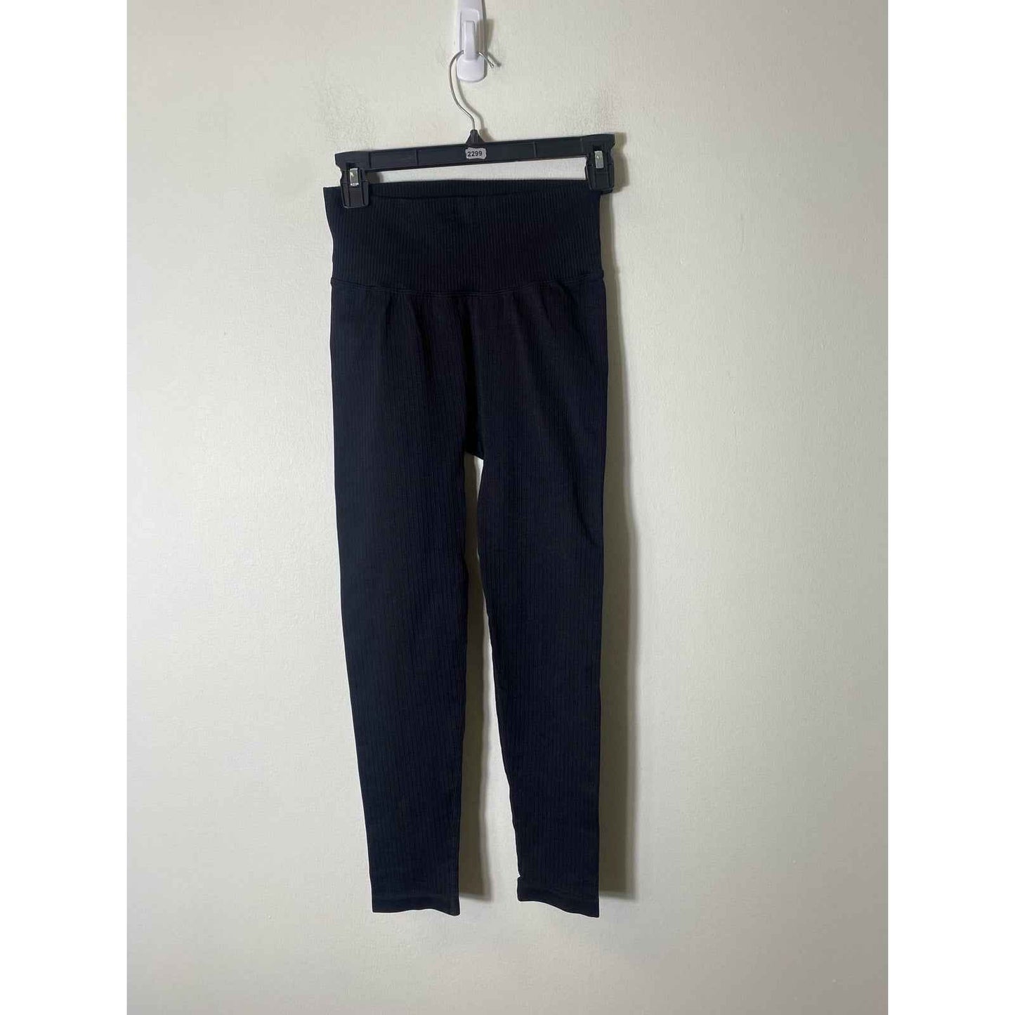 NWOT Bum Athletics High Waist Black Exercise Leggings Sz M