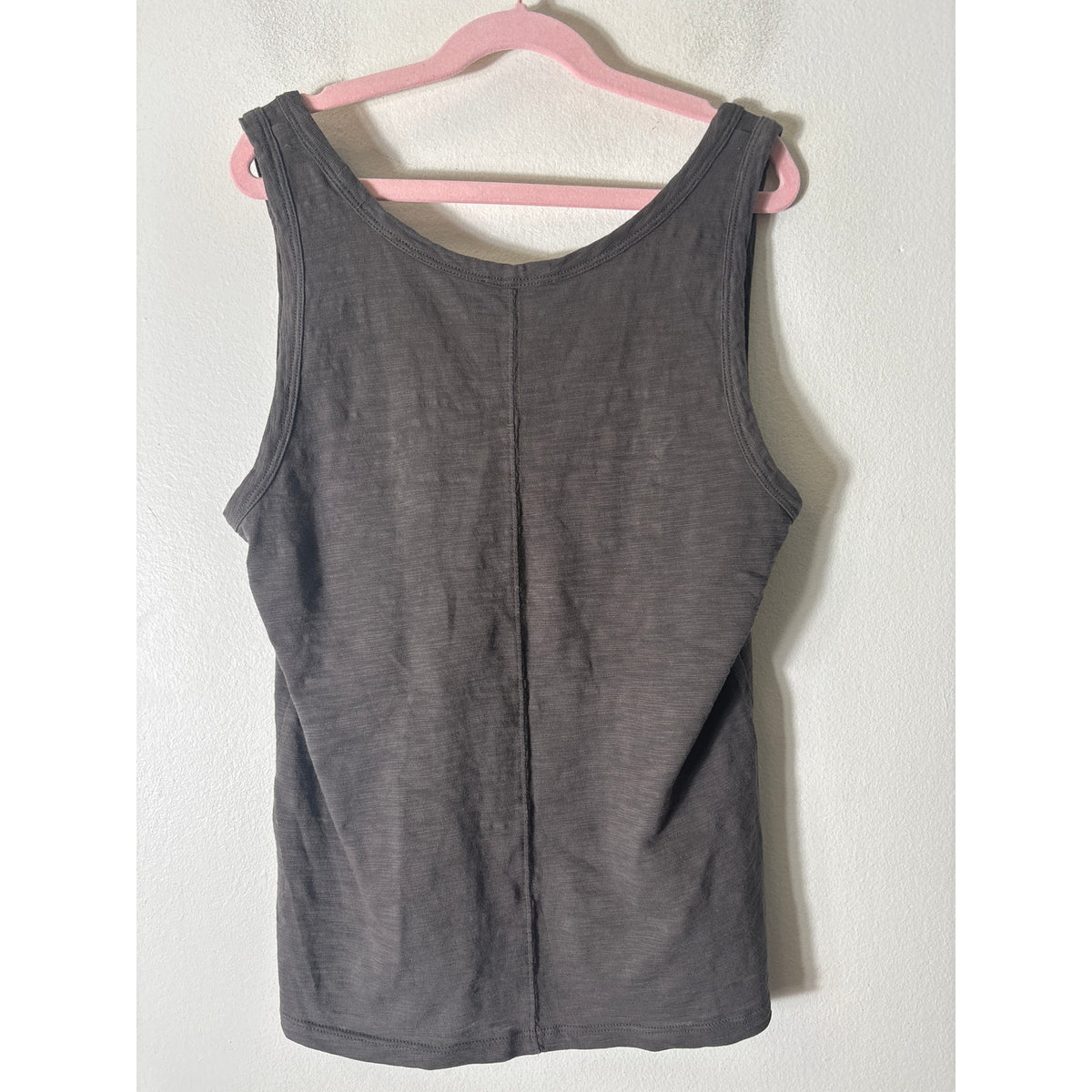 Lilla P Gray Sleeveless Cotton Tank Sz XS