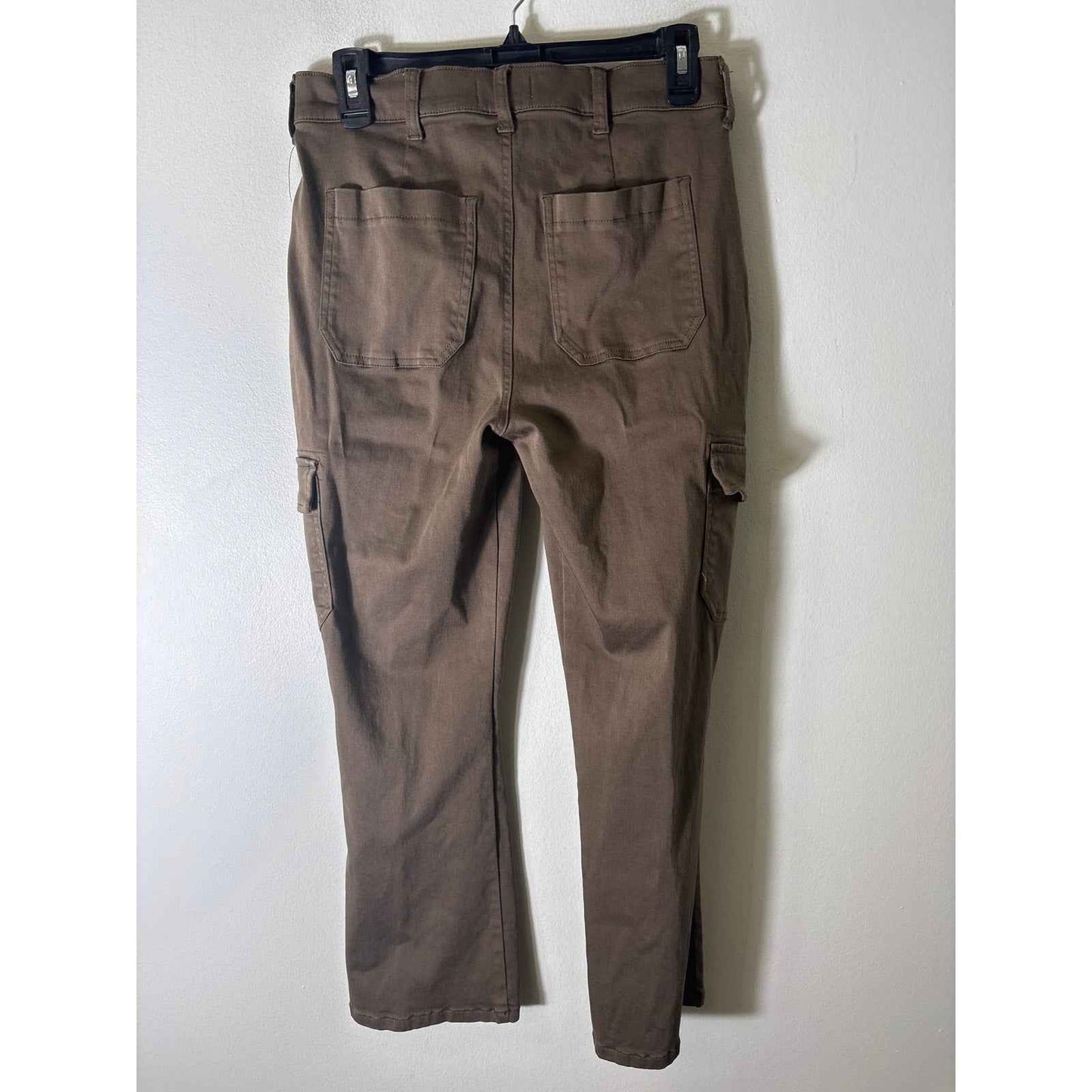 Everve Brownish Green Cargo Ankle Pants Sz 27