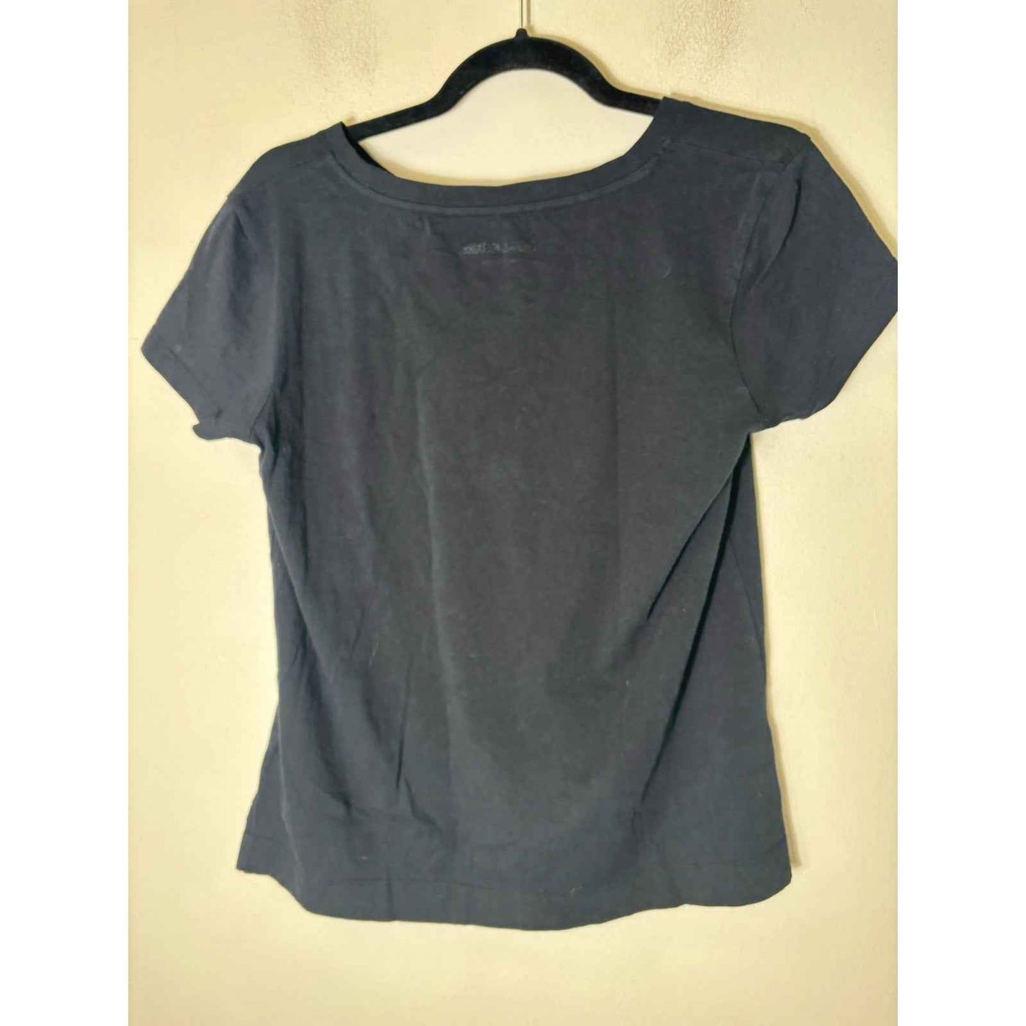 Zadig and Voltaire Black Short Sleeve "oui" heart Tee shirt Sz XS