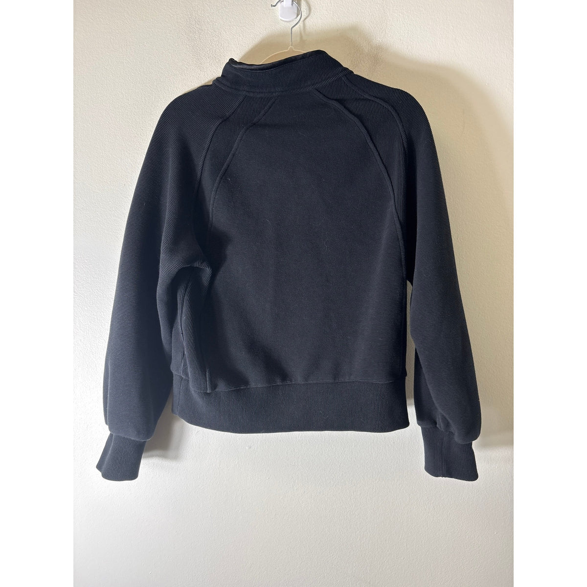 Varley Black Ribbed Pullover Sz XS