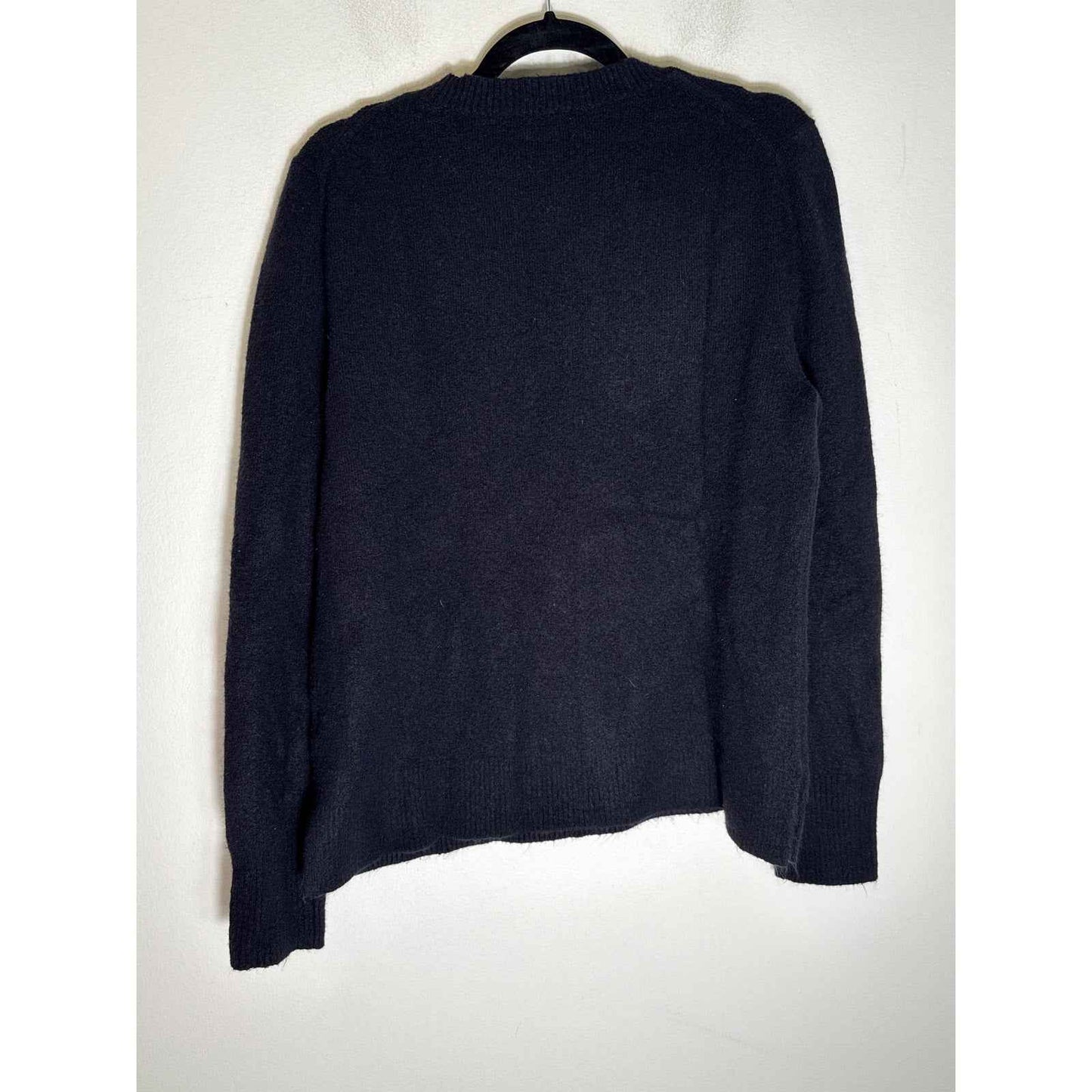 J. Crew Black "Extra Soft" Long Sleeve Sweater Sz L