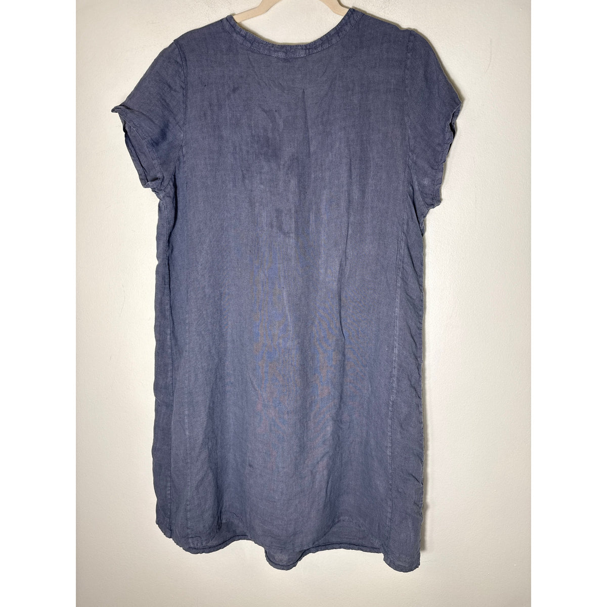 Mida Cornflower Blue Cap Sleeve Knee Length Dress Sz S