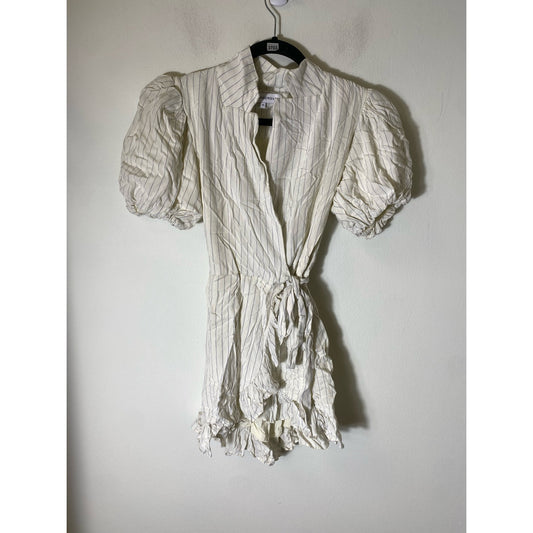 WeWoreWhat Stripe Wrap Mini Dress Sz XS