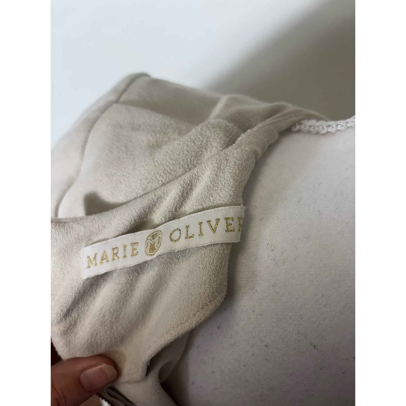 Marie Oliver Faux Suede Midi Dress Sz XS