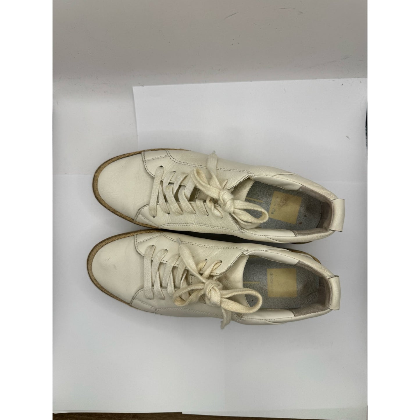 Dolce Vita White Platform Fashion Sneaker Sz 6