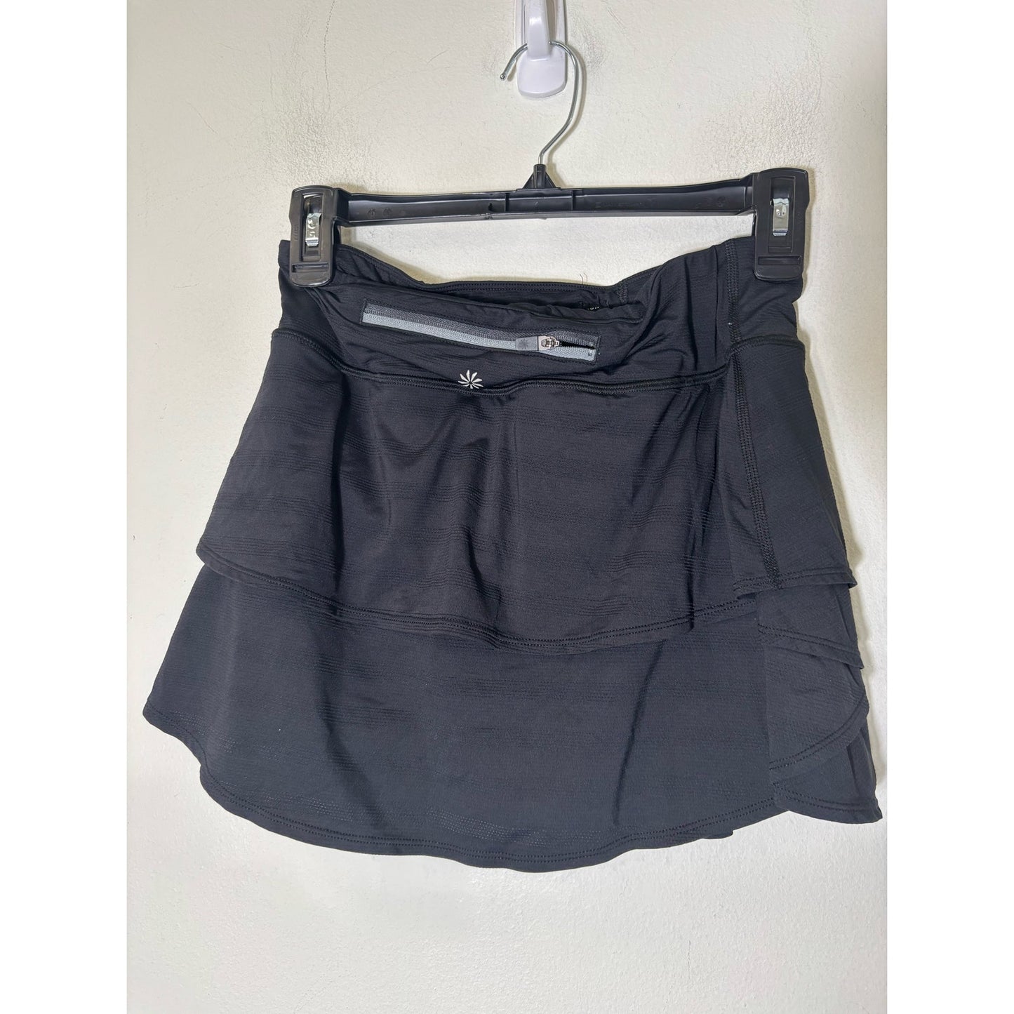 Athleta Girl Black Layered Tennis Skirt Sz XXL (16)