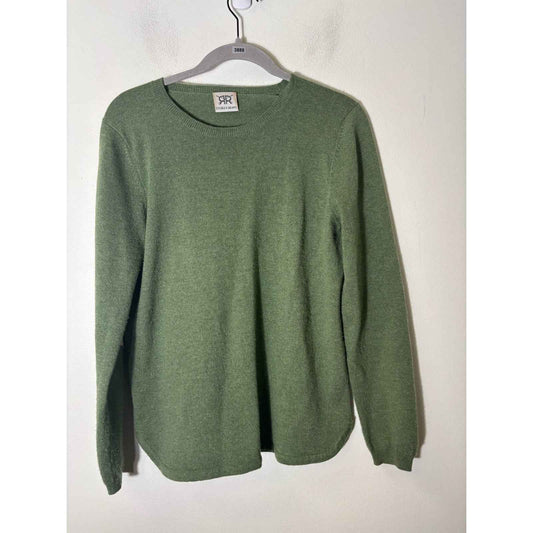 Double R Brand Green Long Sleeve Heart Sweater