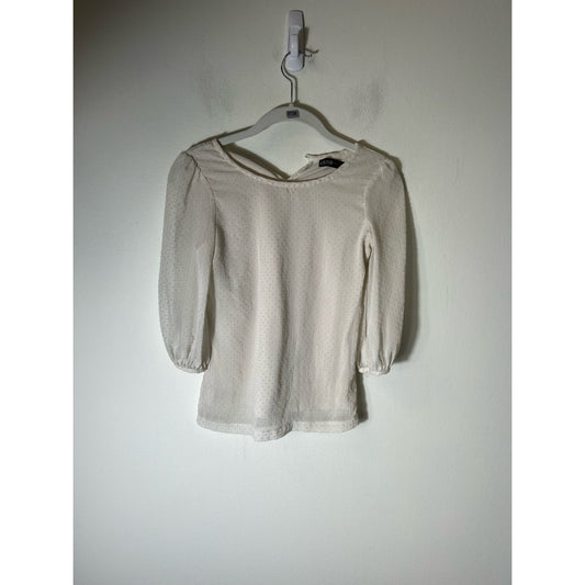 Girls Guess Jeans Brand off white blouse size 10