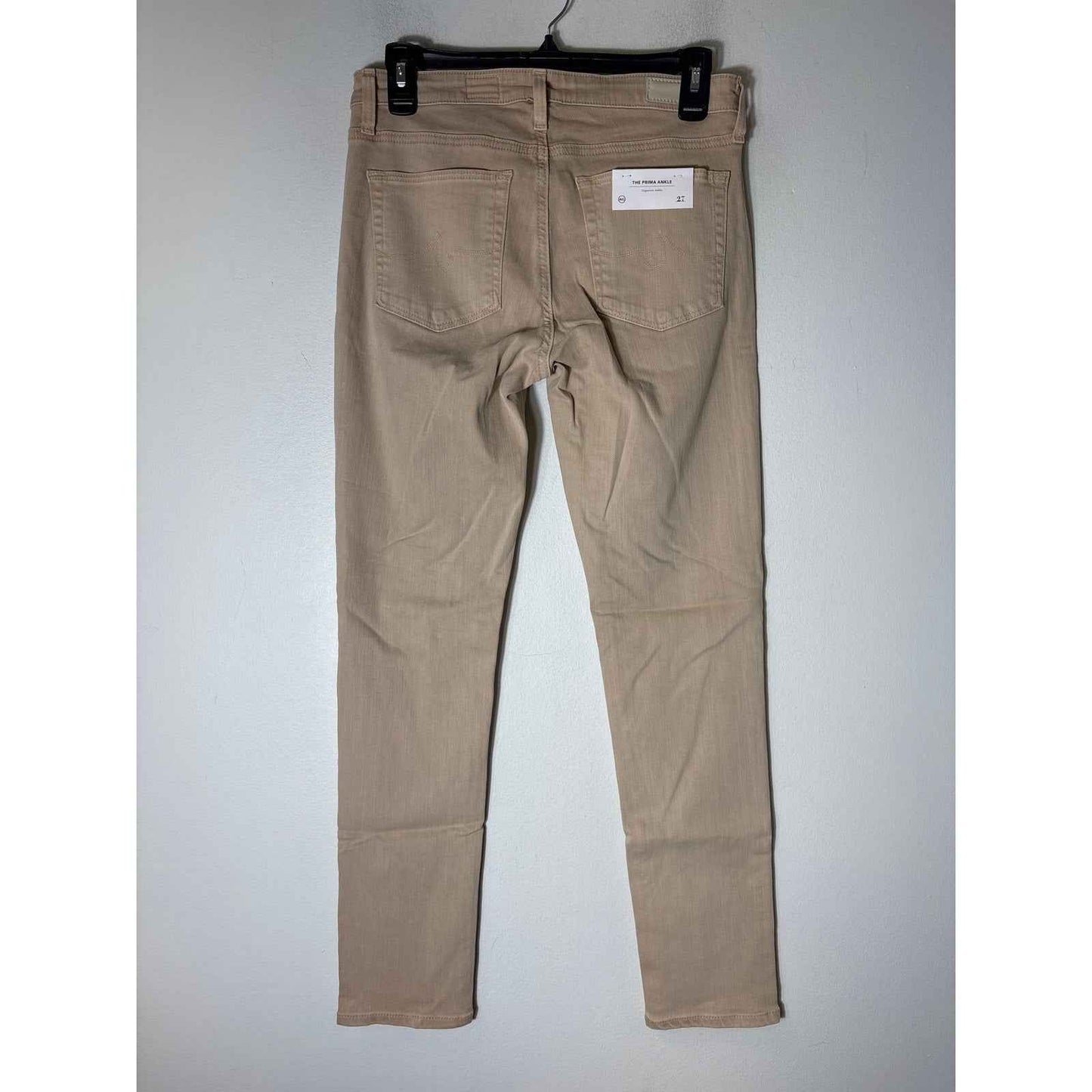 NWT AG Taupe The Prima Ankle Cigarette Jeans Sz 27