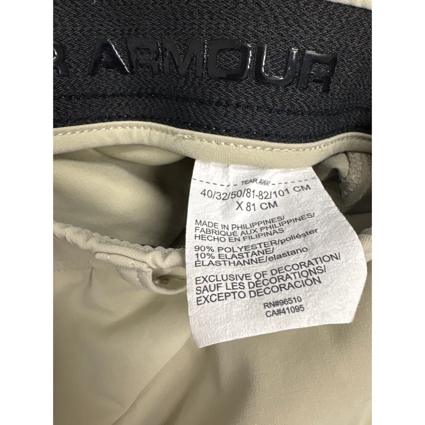 Mens Under Armour Stone Golf Pants Sz 40/32