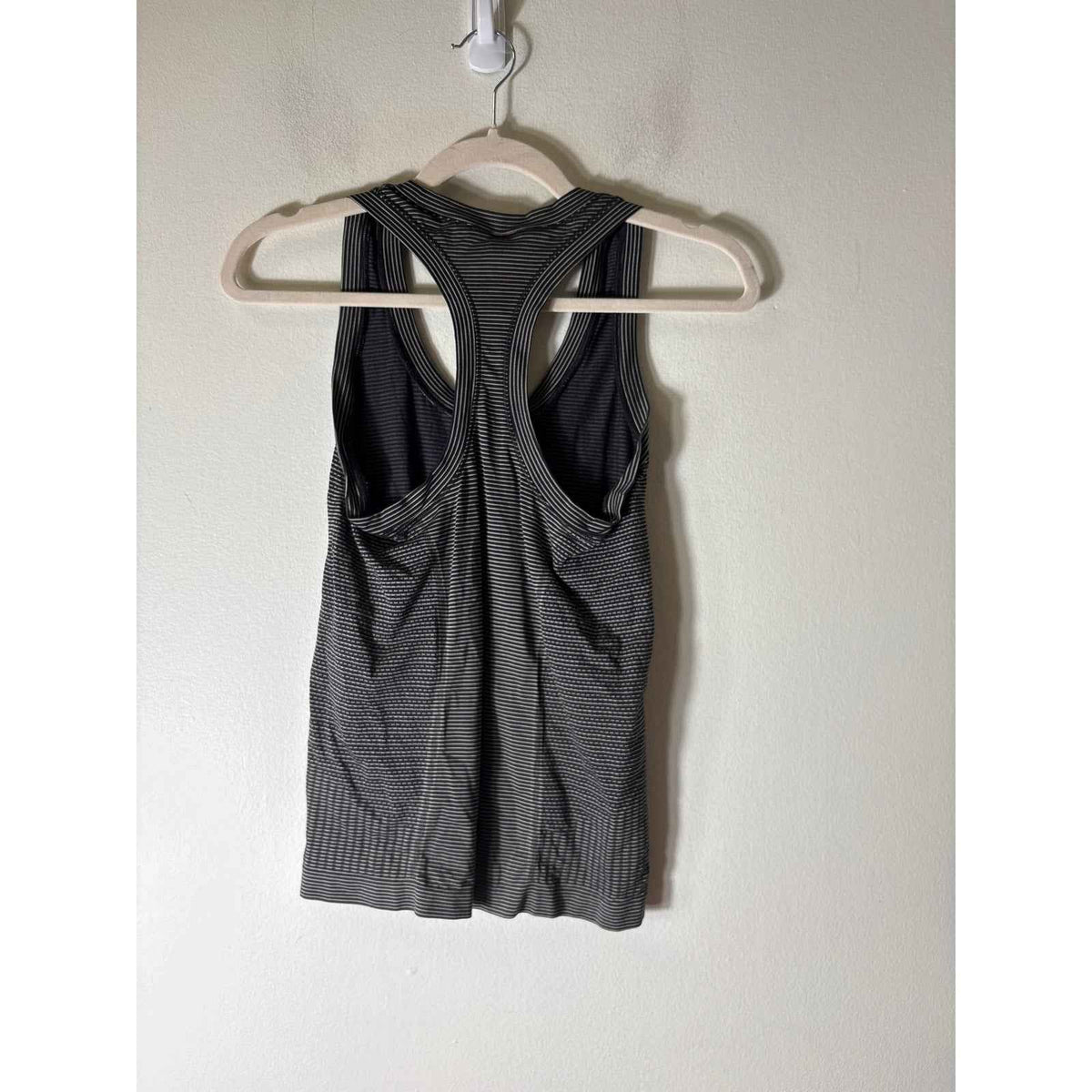 Athleta Black and Tan Stripe Athletic Tank Sz XS