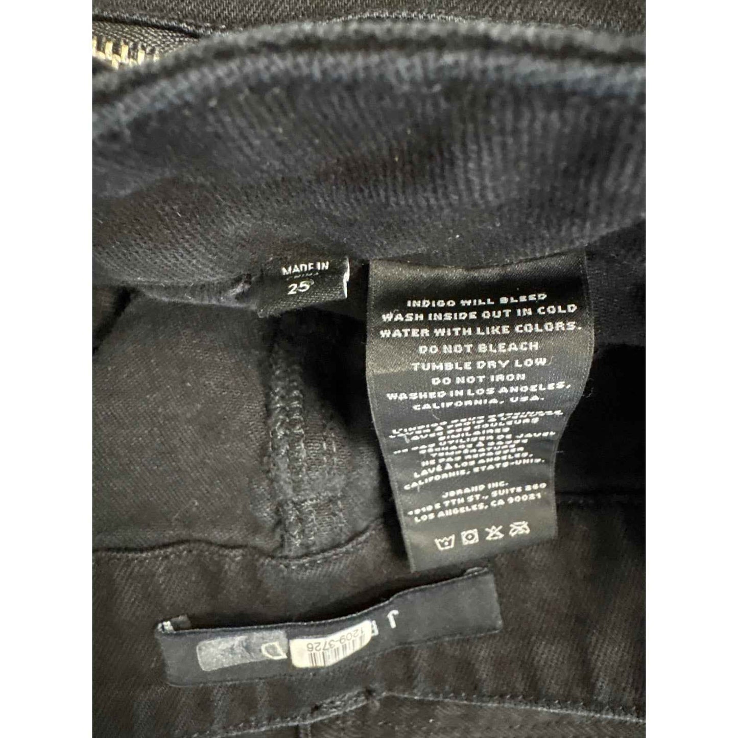 J. Brand Black Moto Mini Skirt Sz S