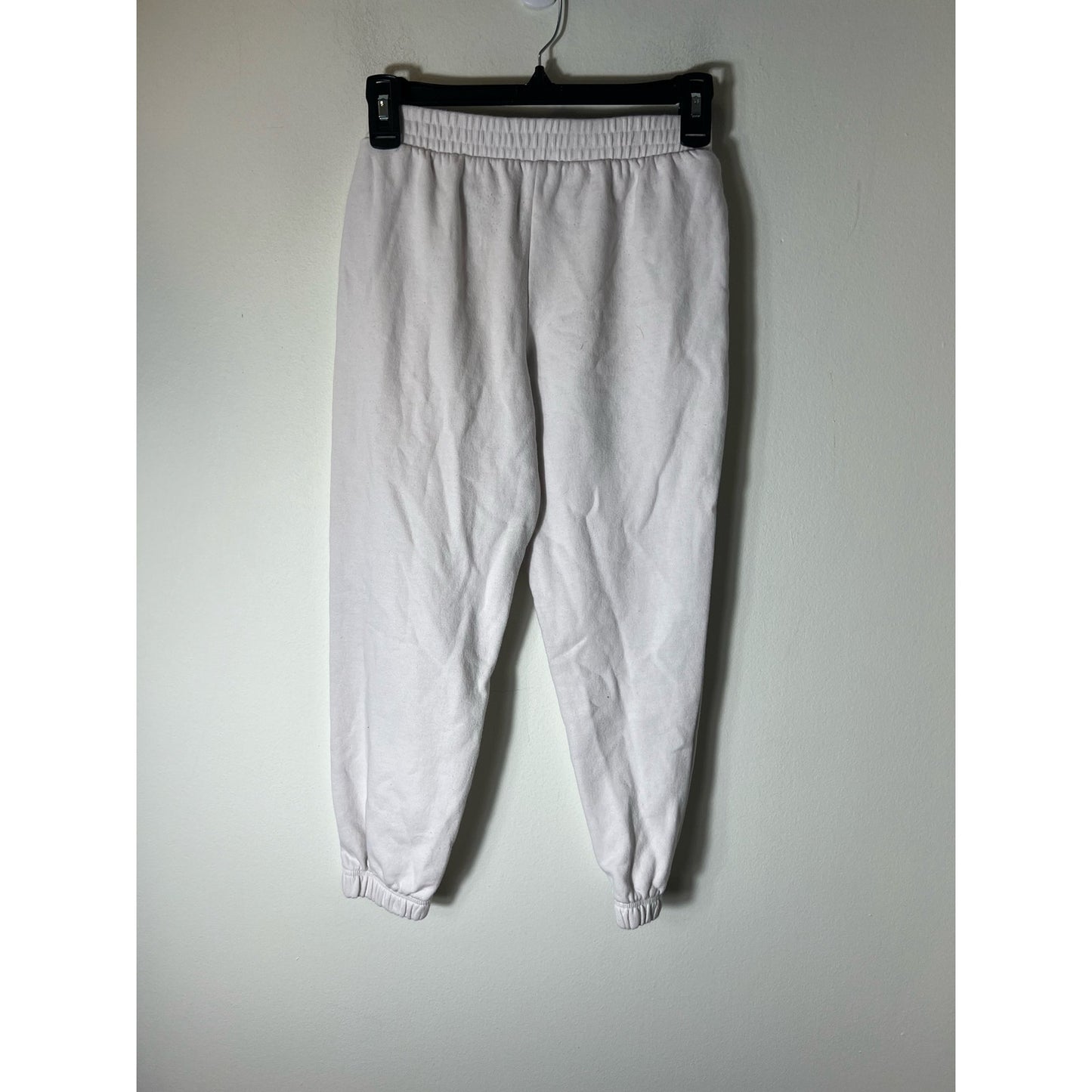 Girls Art Class Large white sweat pants with pink emblem