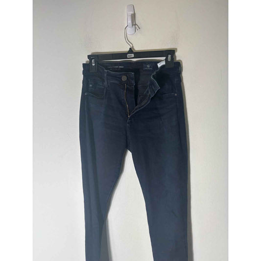 AG Farrah Skinny Ankle High Rise Dark Wash Denim Sz 27