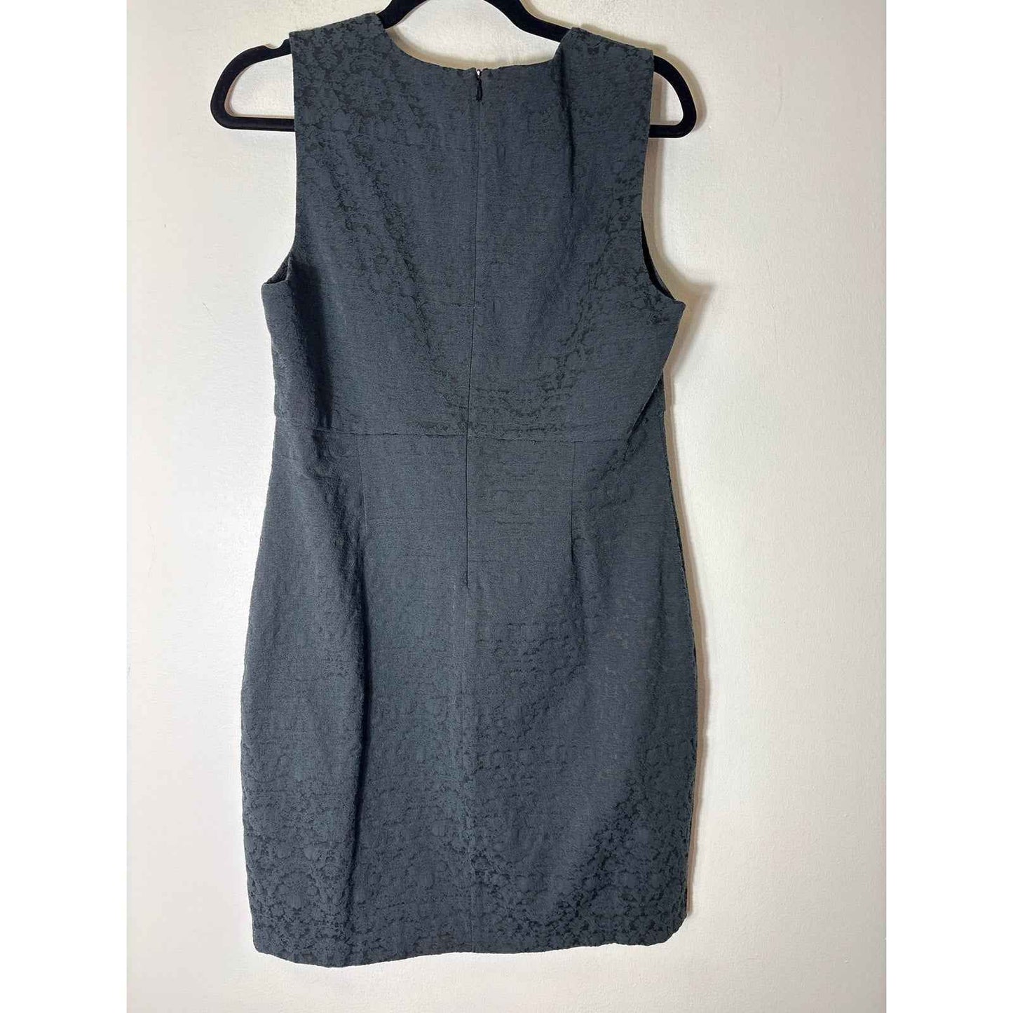 Bailey 44 Green on Black Jacquard Dress Sz L
