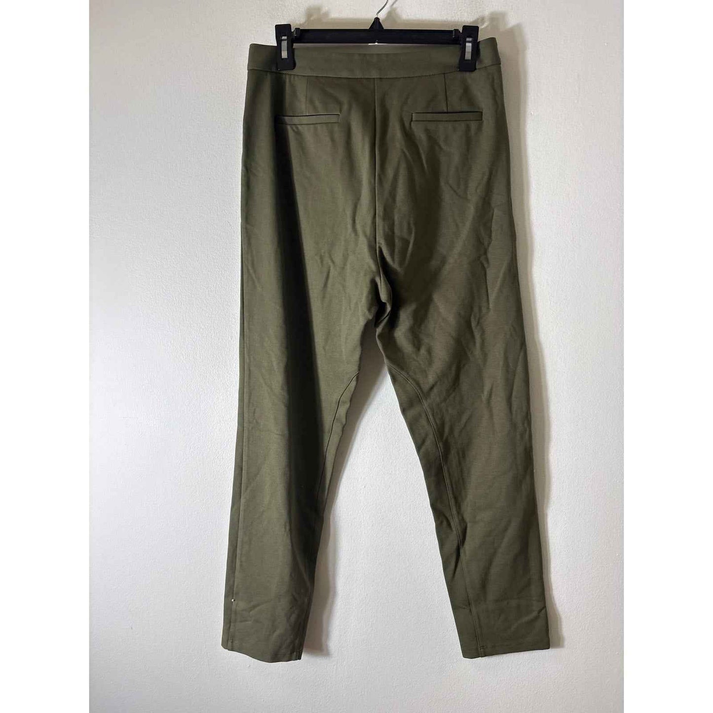 NWT Pearl by Lela Rose Olive Ponte Stephanie Pant Sz 12