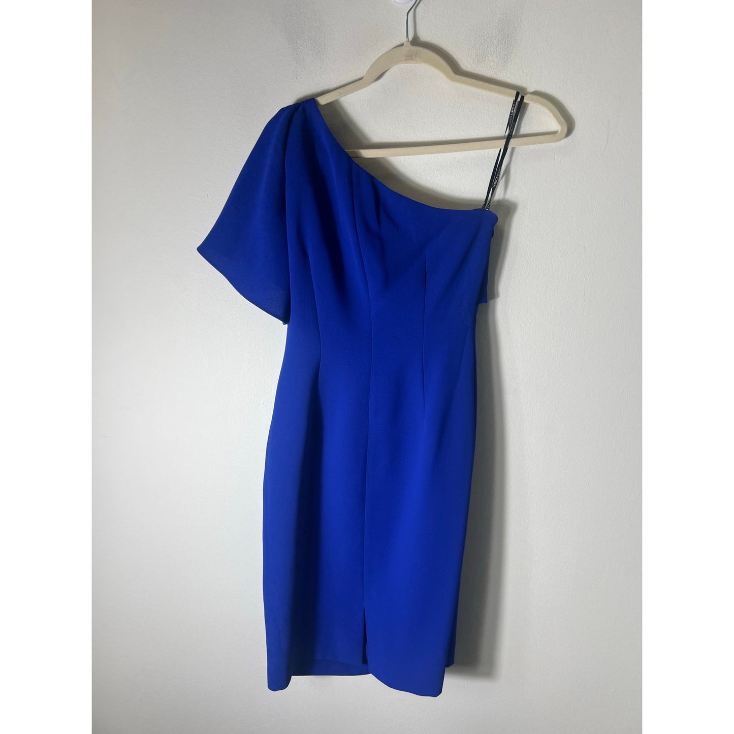 Vince Camuto Royal Blue One Shoulder Knee Length Dress Sz 6P