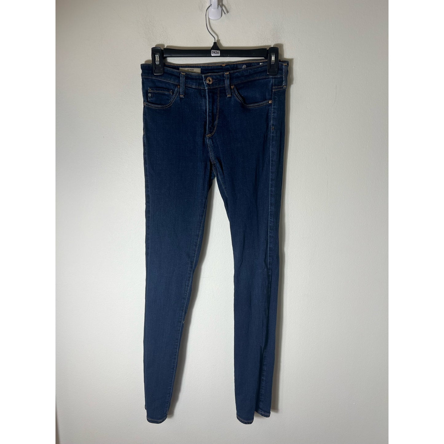 AG Denim Dark Wash Skinny Blue Jeans Sz 25