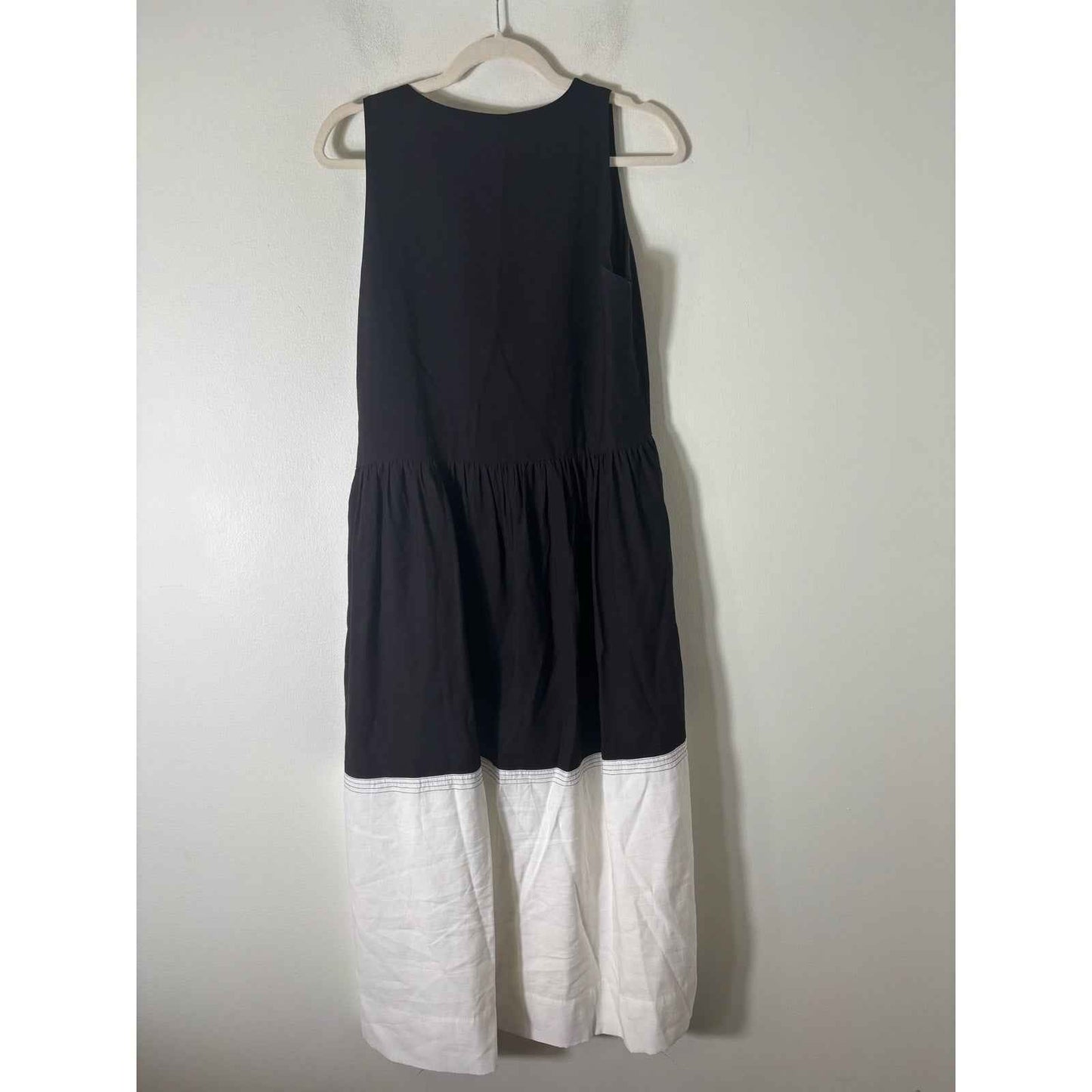 Pomander Black w white Hemline Maxi Dress Sz S