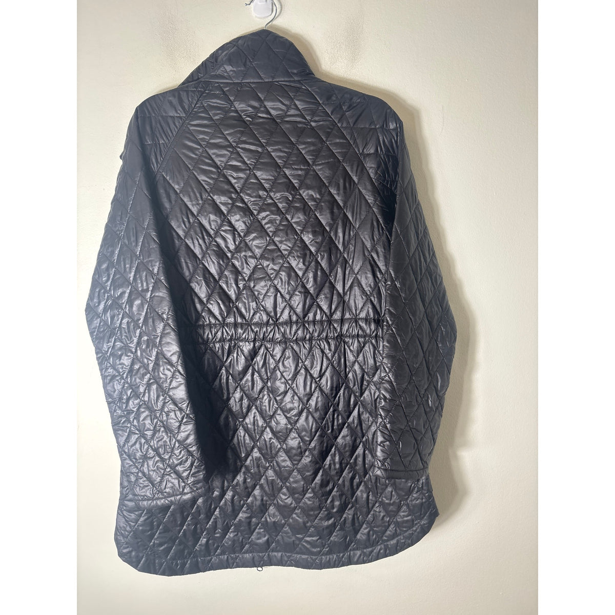 Elliott Lauren Long Sleeve Black Light Weigh Puffer Coat Sz M
