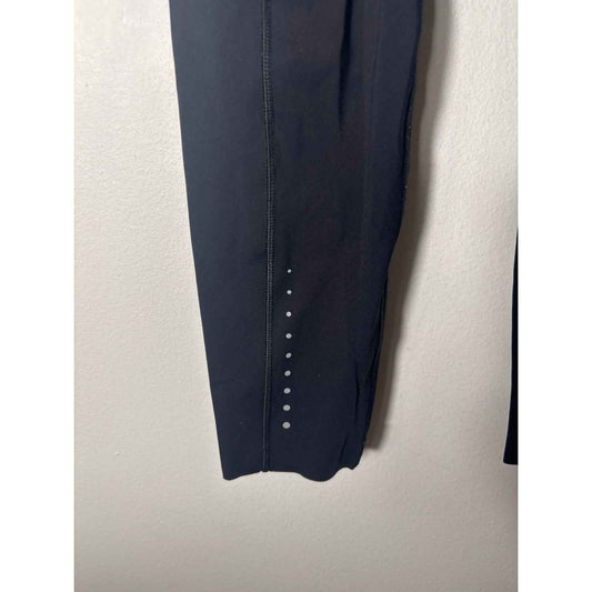 Lululemon Black Athletic Ankle Leggings has Phone Pocket Sz 4