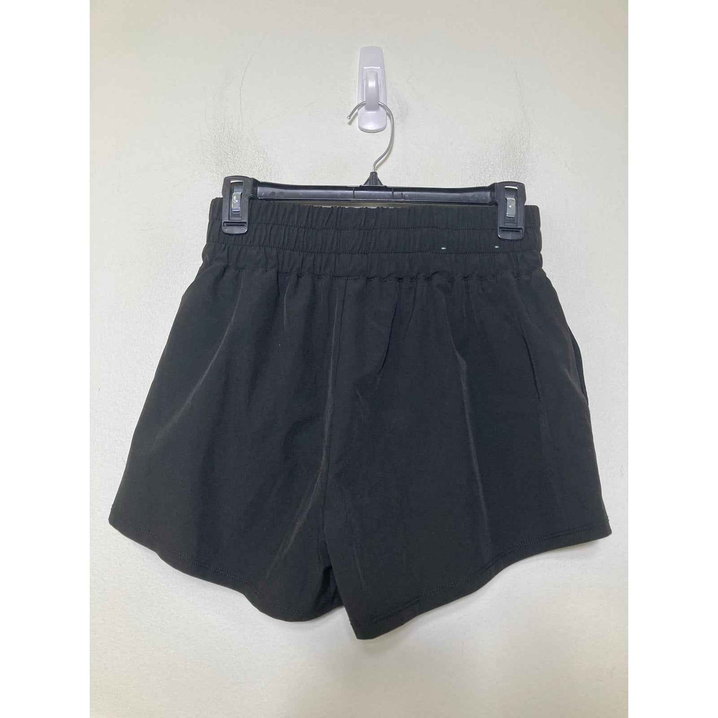 SSCO Black High Waist Drawstring Athletic Shorts Sz S