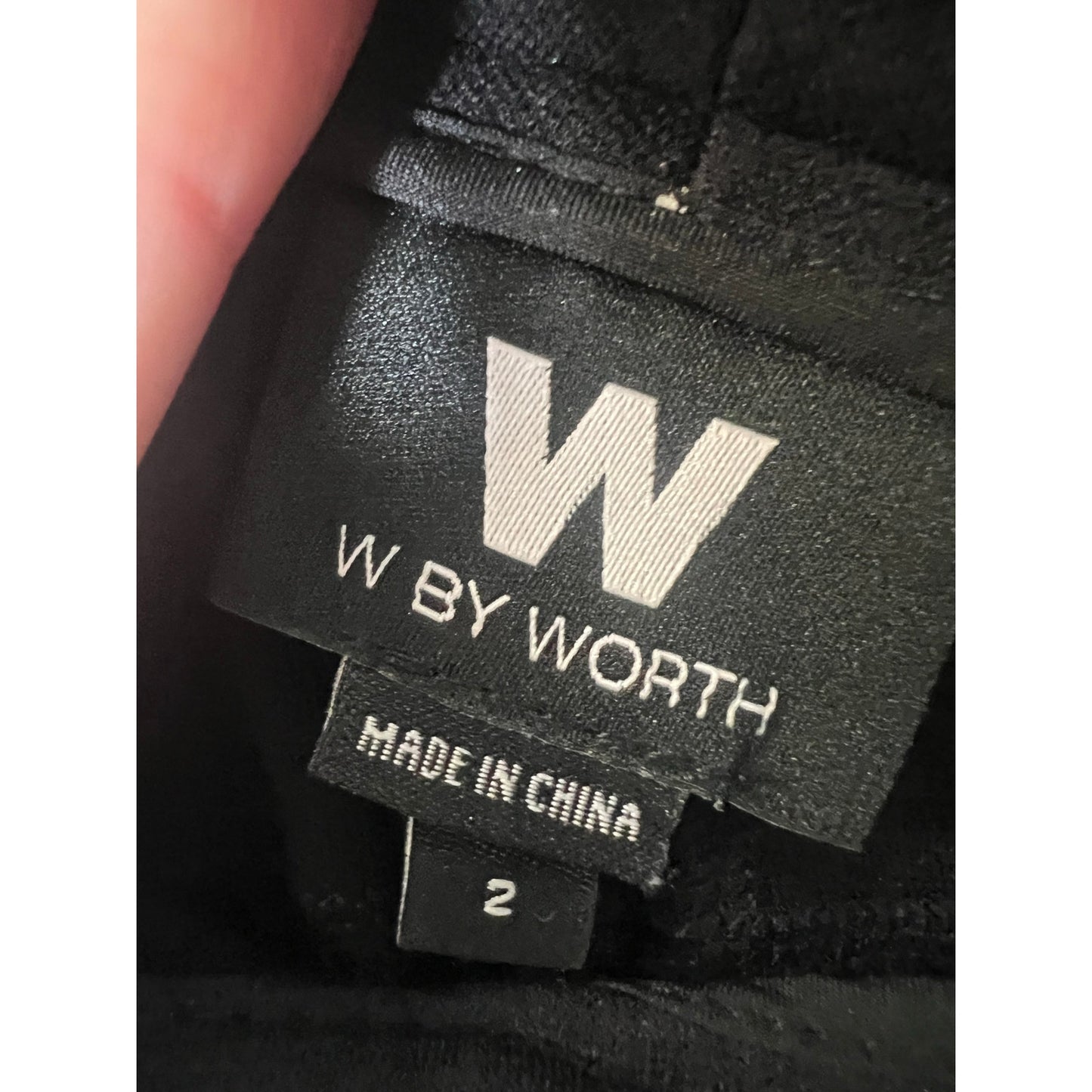 W by Worth Black Dress Pants Sz 2