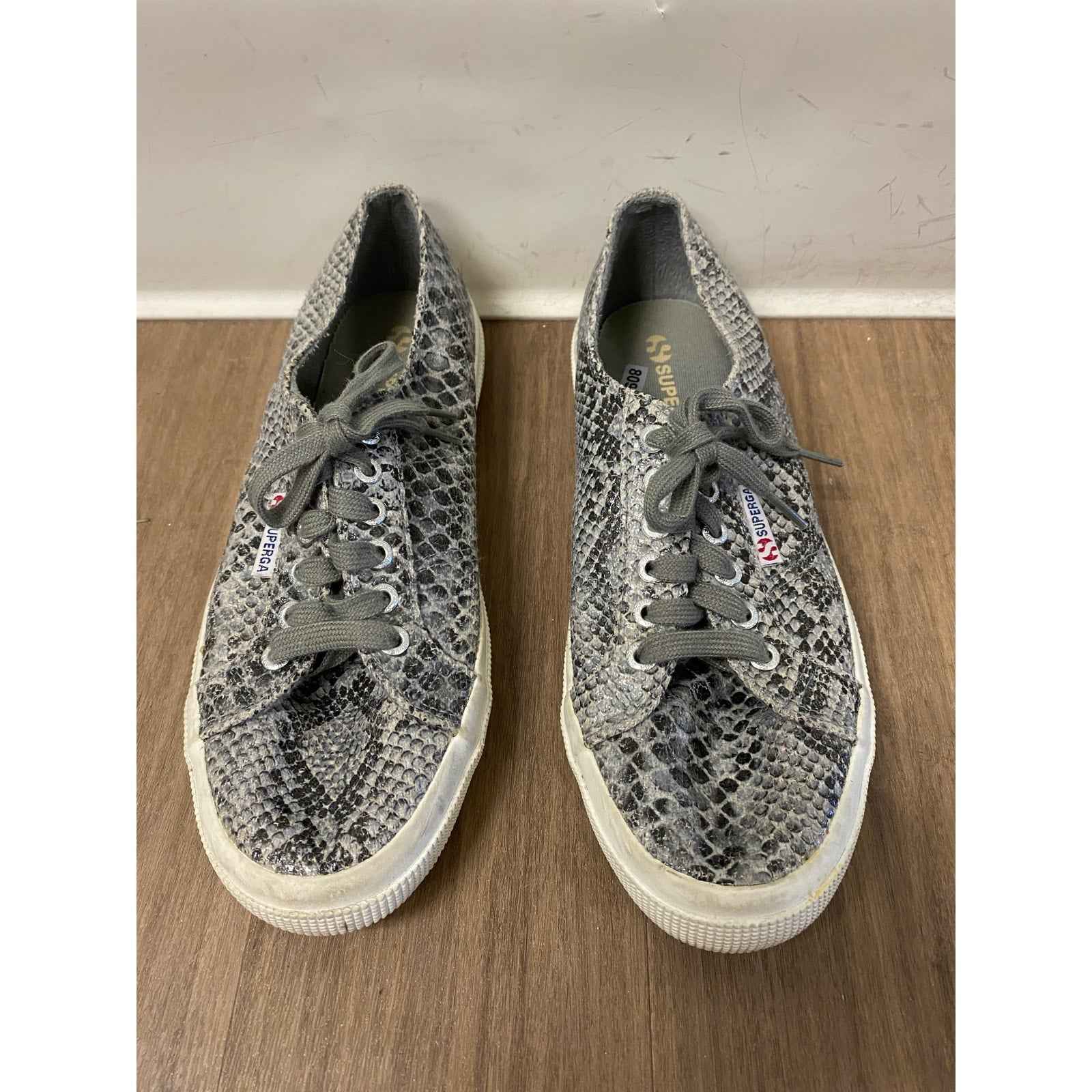 Superga Snake Skin Sneakers Sz 8.5
