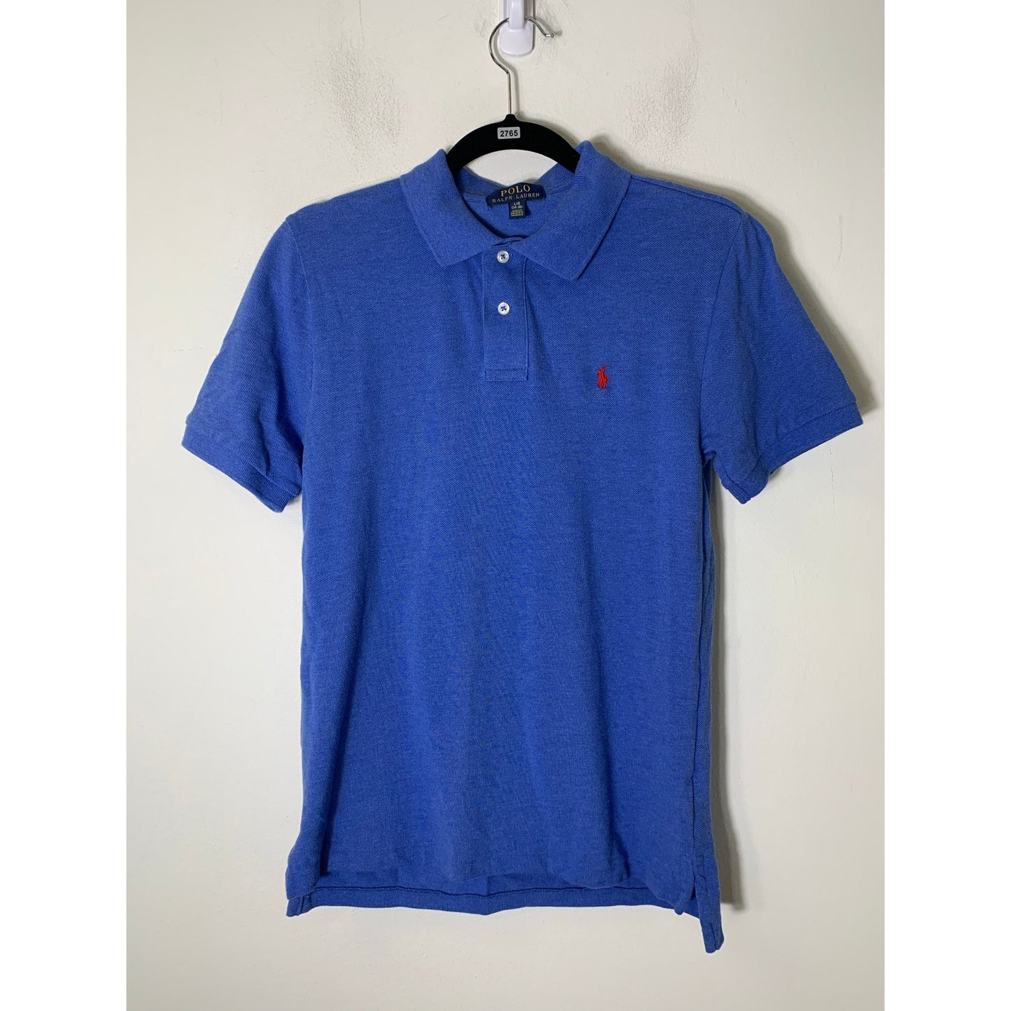 Boy's Polo Ralph Lauren Blue Short Sleeve Golf Shirt Sz 14/16