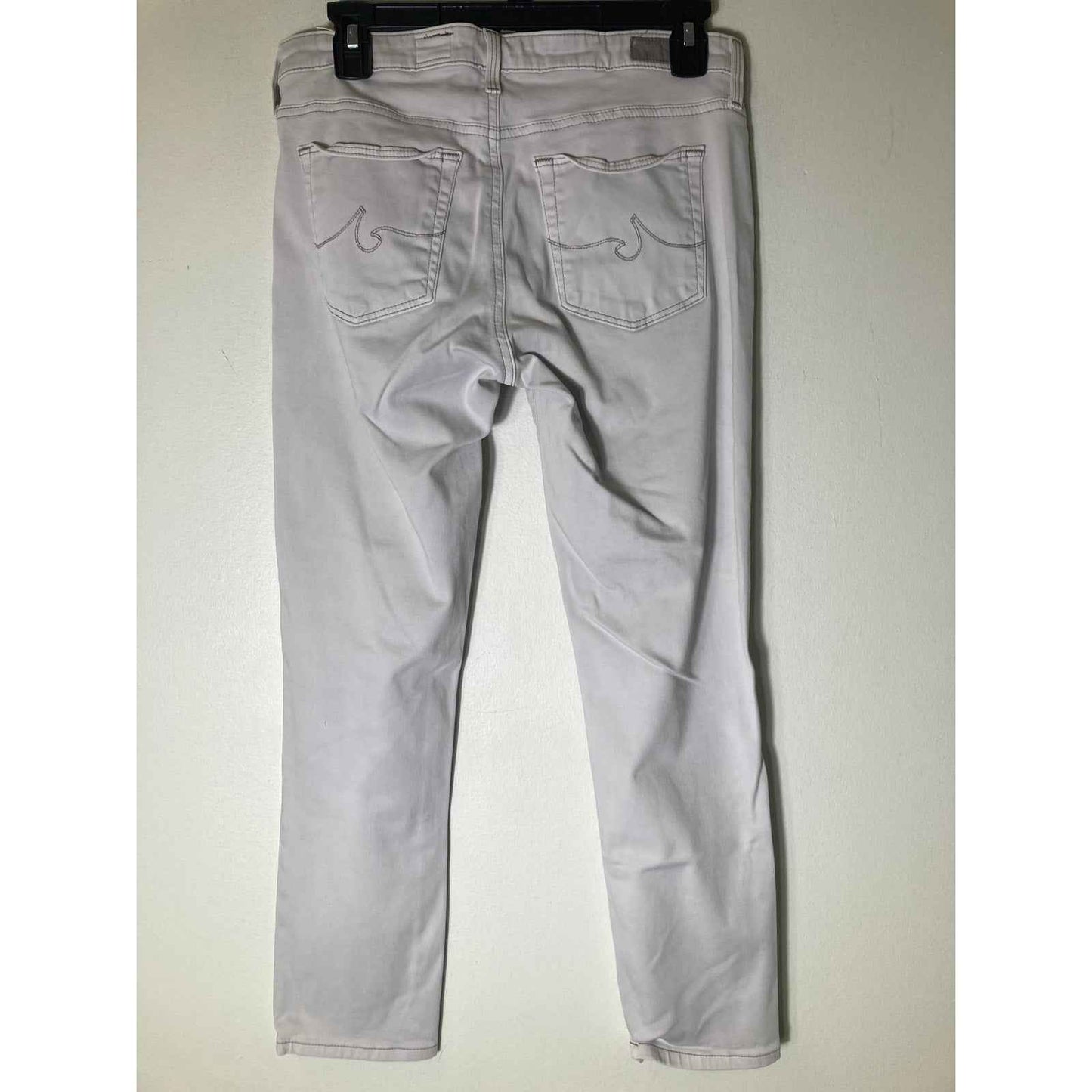 AG Jeans Light Gray Skinny Jeans Sz 27R