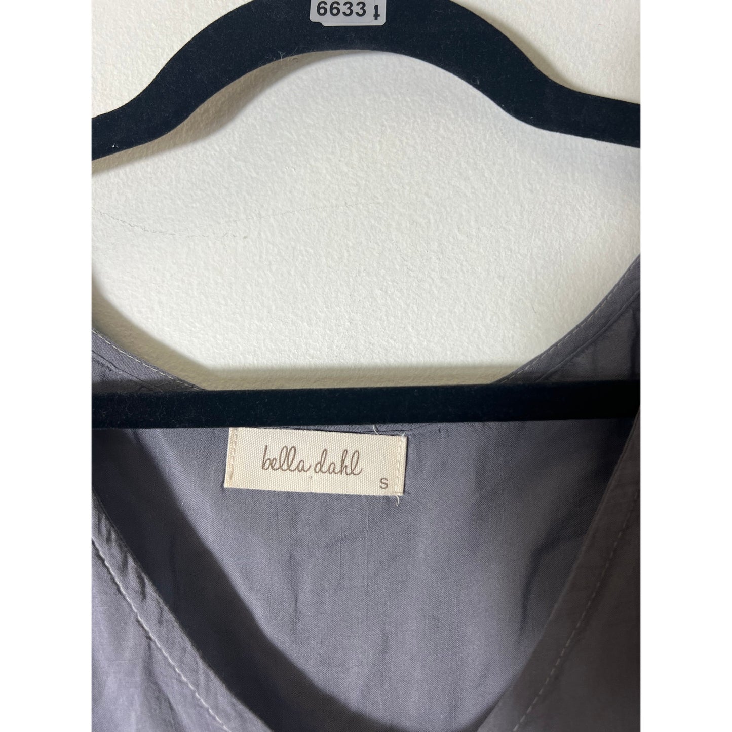 Bella Dahl Grey Cold Should long Sleeve Top Sz s