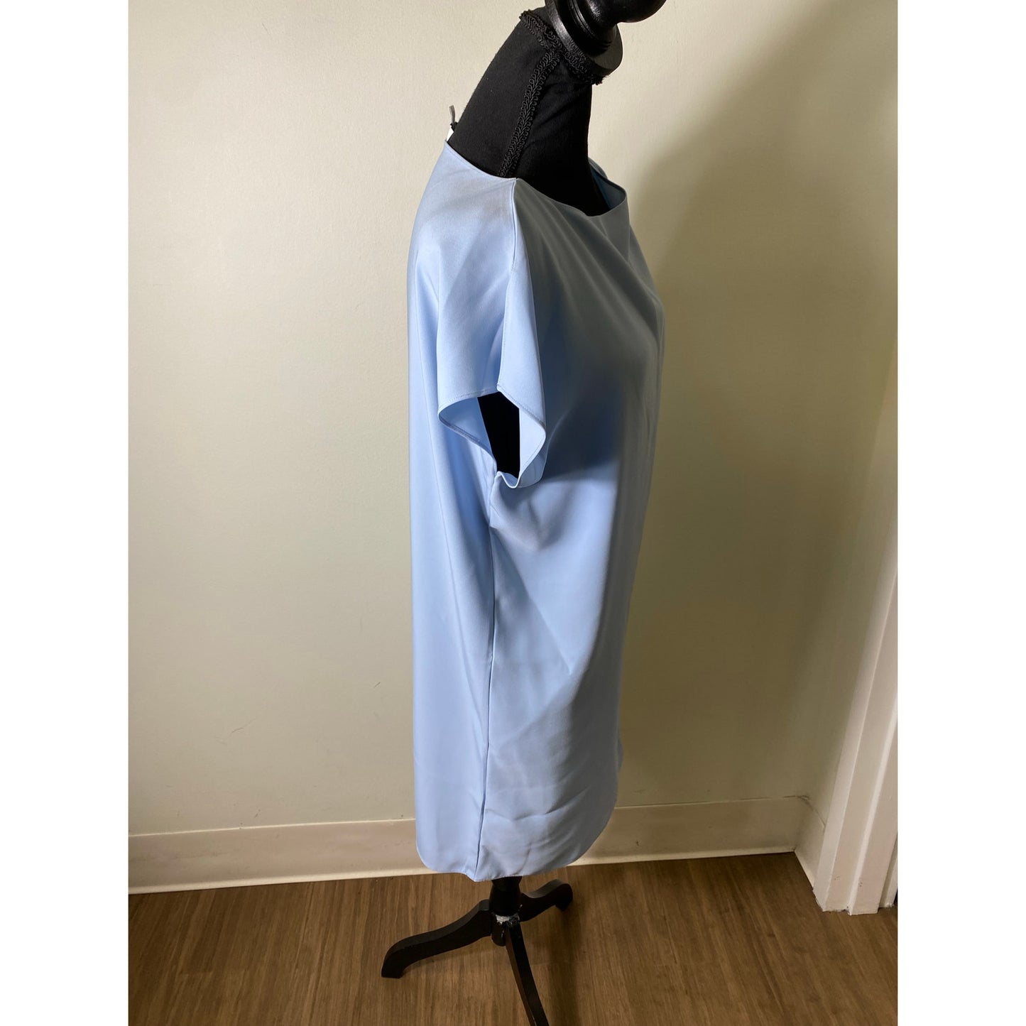 Anna Cate Light Blue Split Sleeve Knee Length Dress Sz XS