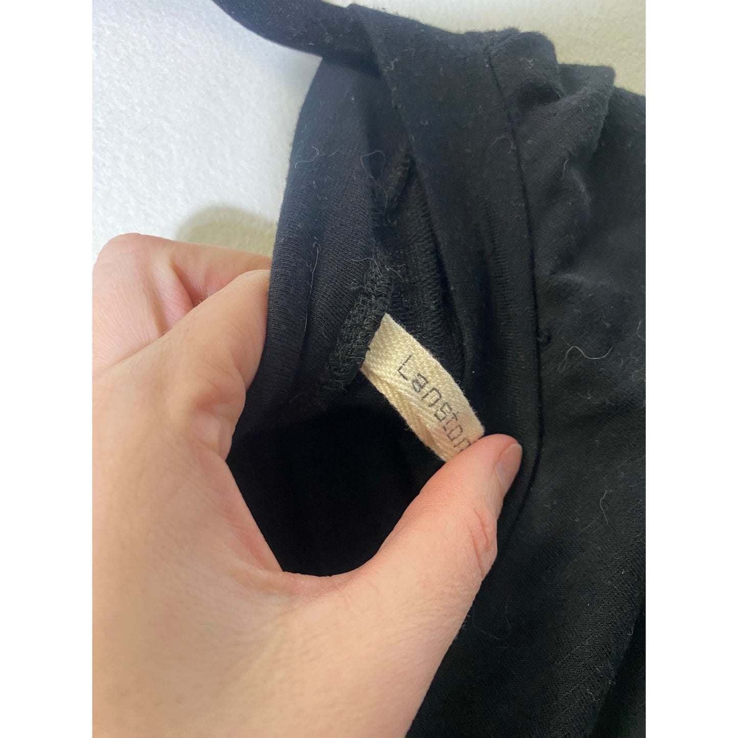 Lanston Light Sweater Romper, black Sz M