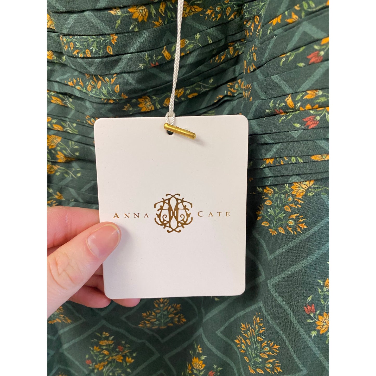 NWT Anna Cate Floral Aliana Maxi Dress Sz XS