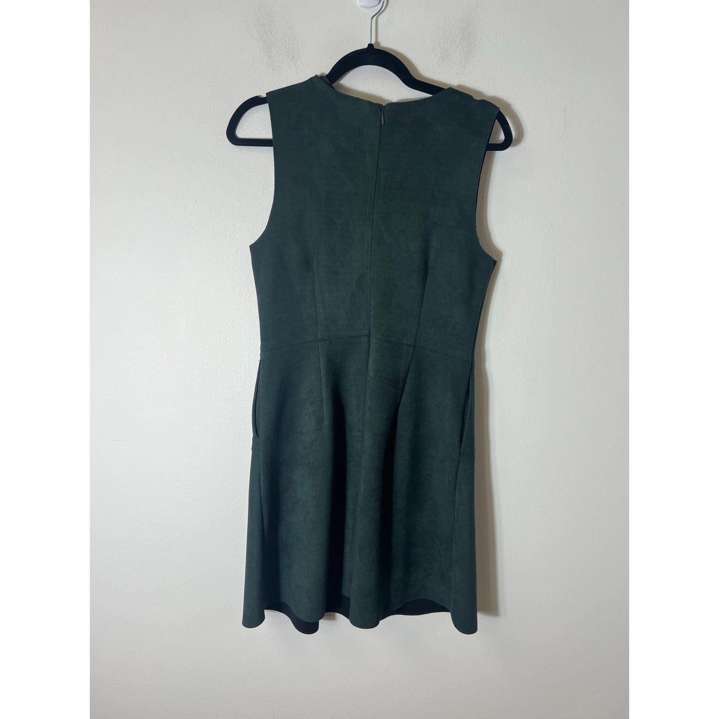 Fabrik Green Suede Dress Sz M