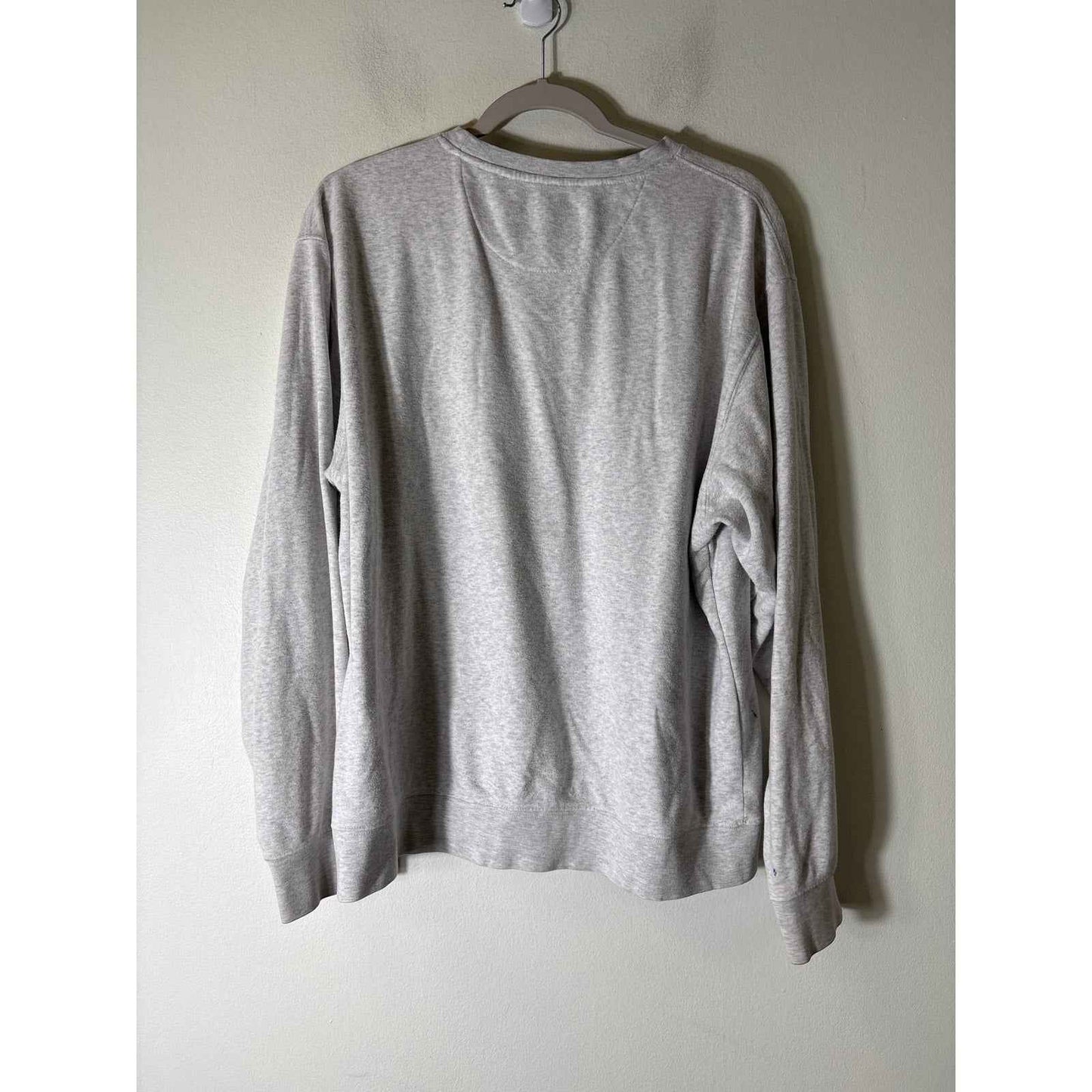 Auburn Gray With Blue Stitched Letters Sweatshirt Sz L