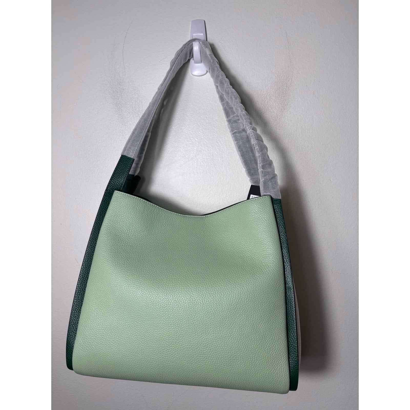 NWT Kate Spade Color Block Beach Glass Large Pebbled Shoulder Bag