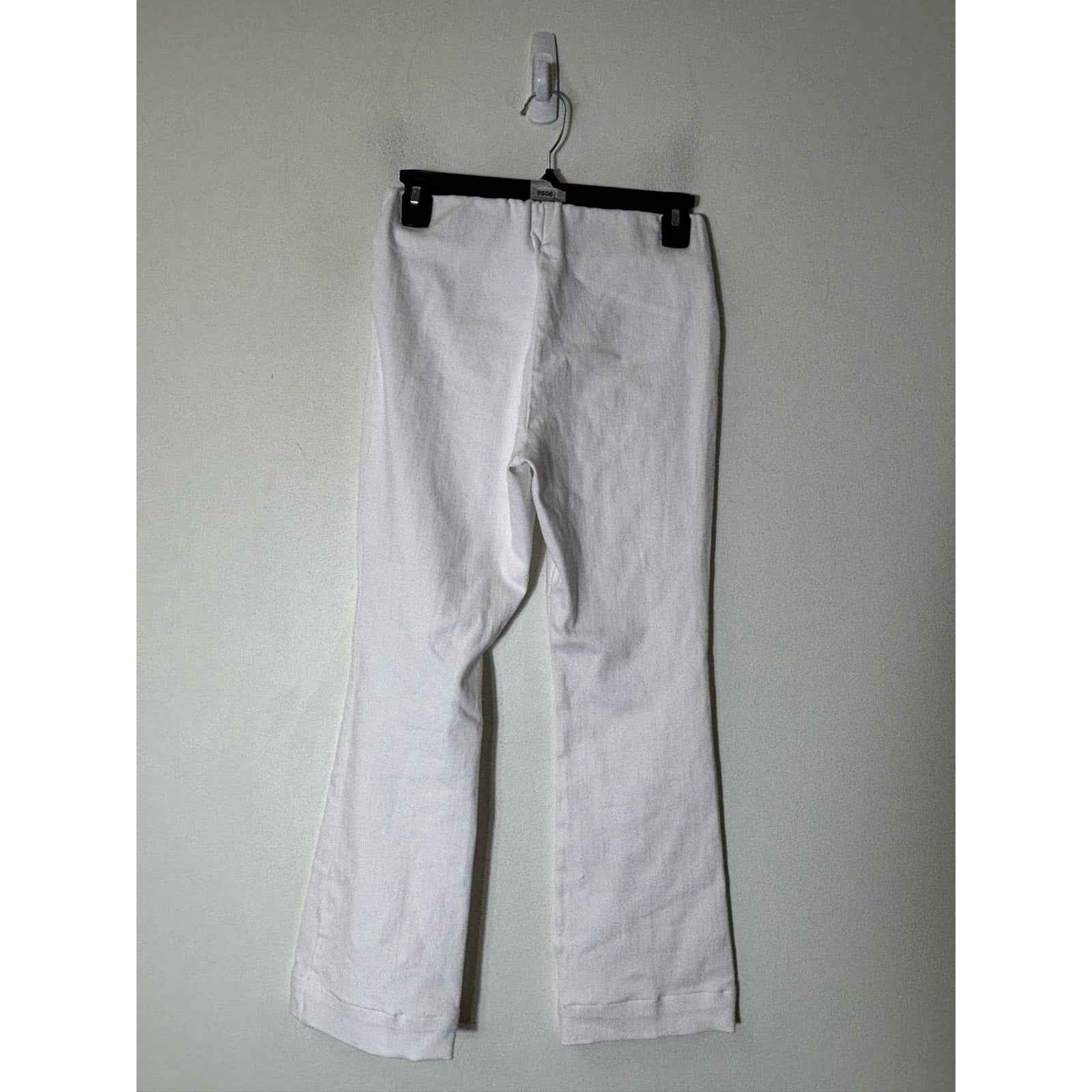 Ann Mashburn White Pull On Straight Leg Pants Sz XS